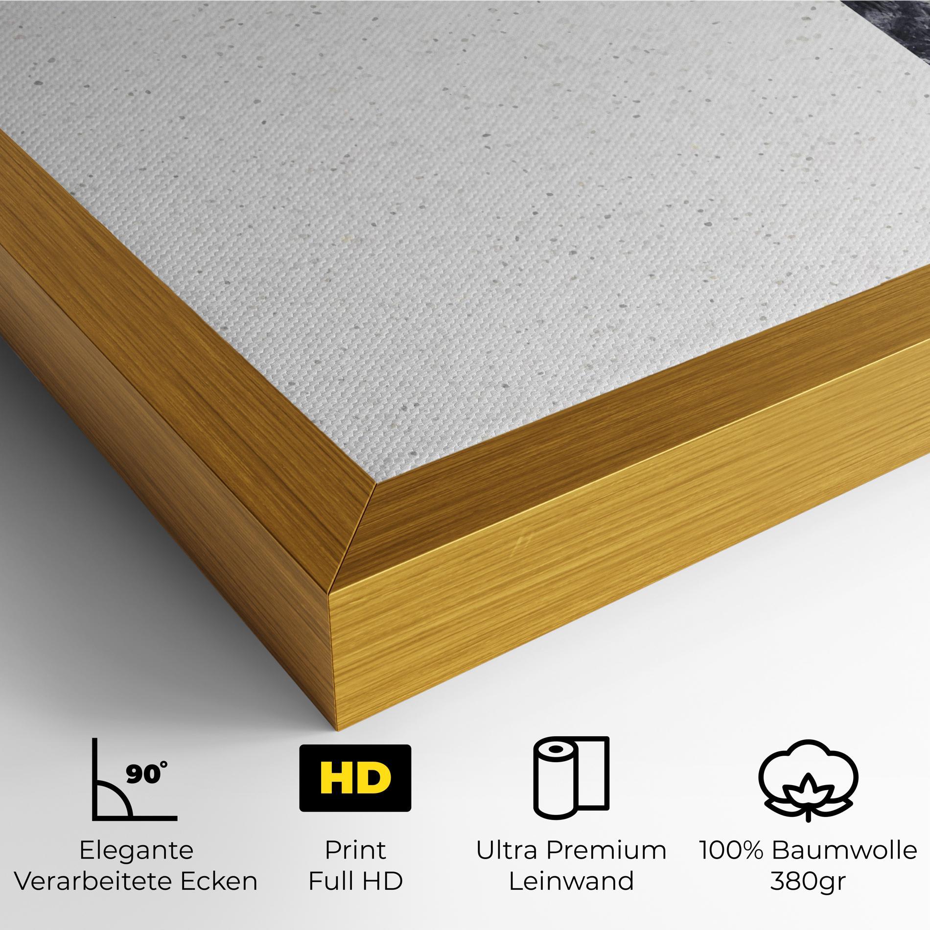 Leinwandbild Big Hexagon mockup 4