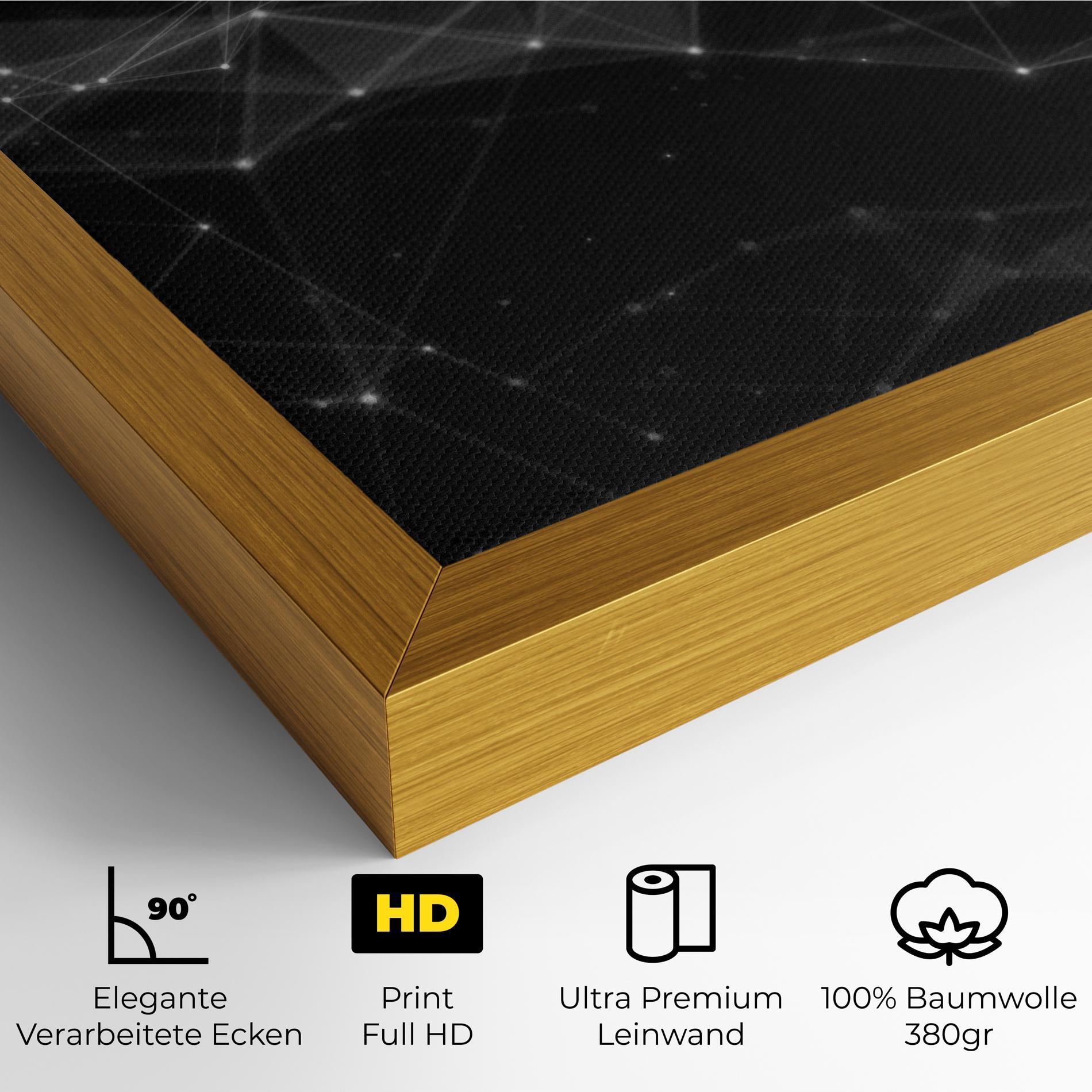 Leinwandbild Connecting Lines mockup 4