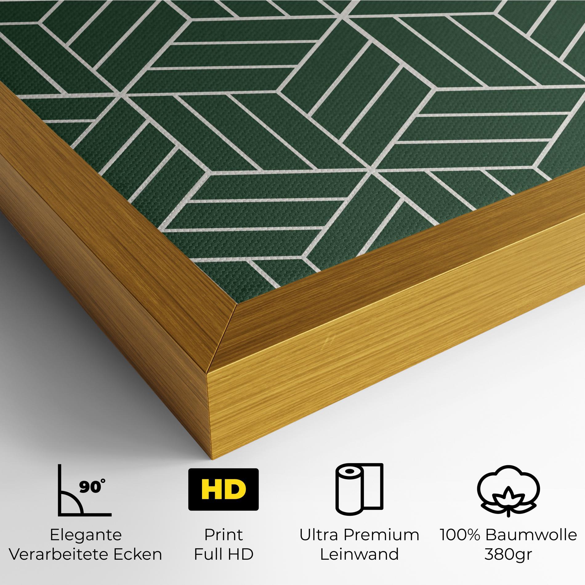 Leinwandbild Green Square mockup 4