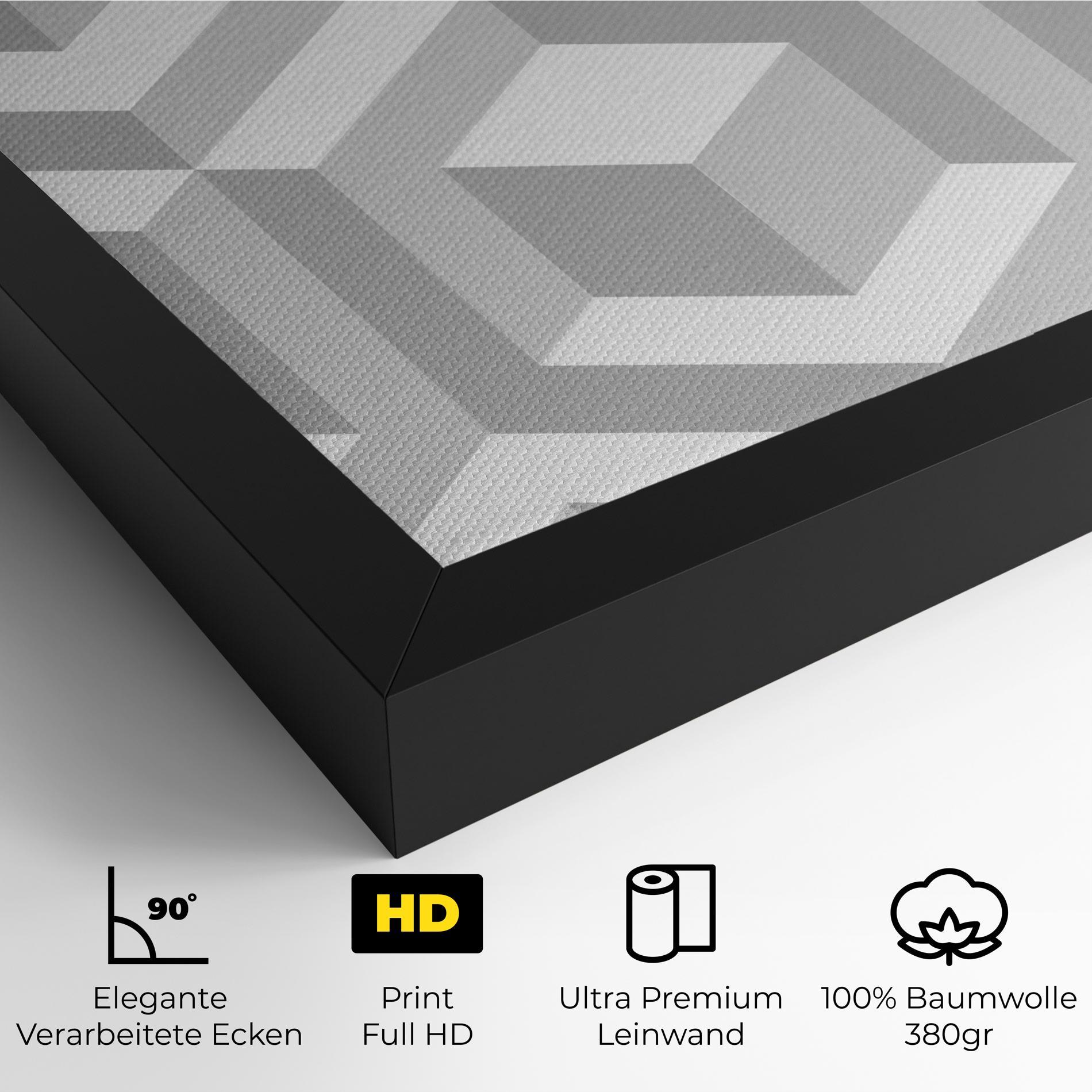 Leinwandbild 3d Square mockup 4