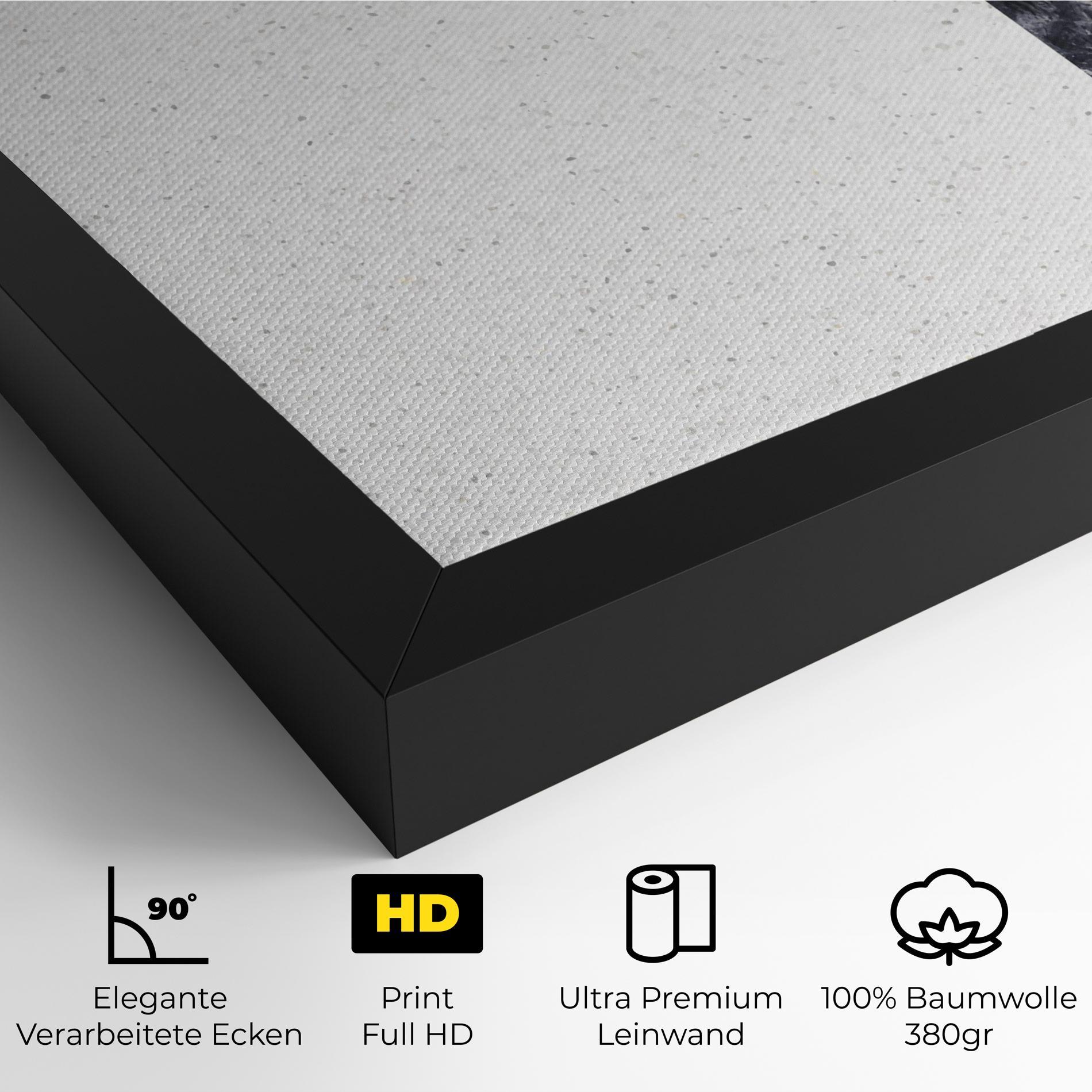 Leinwandbild Big Hexagon mockup 4