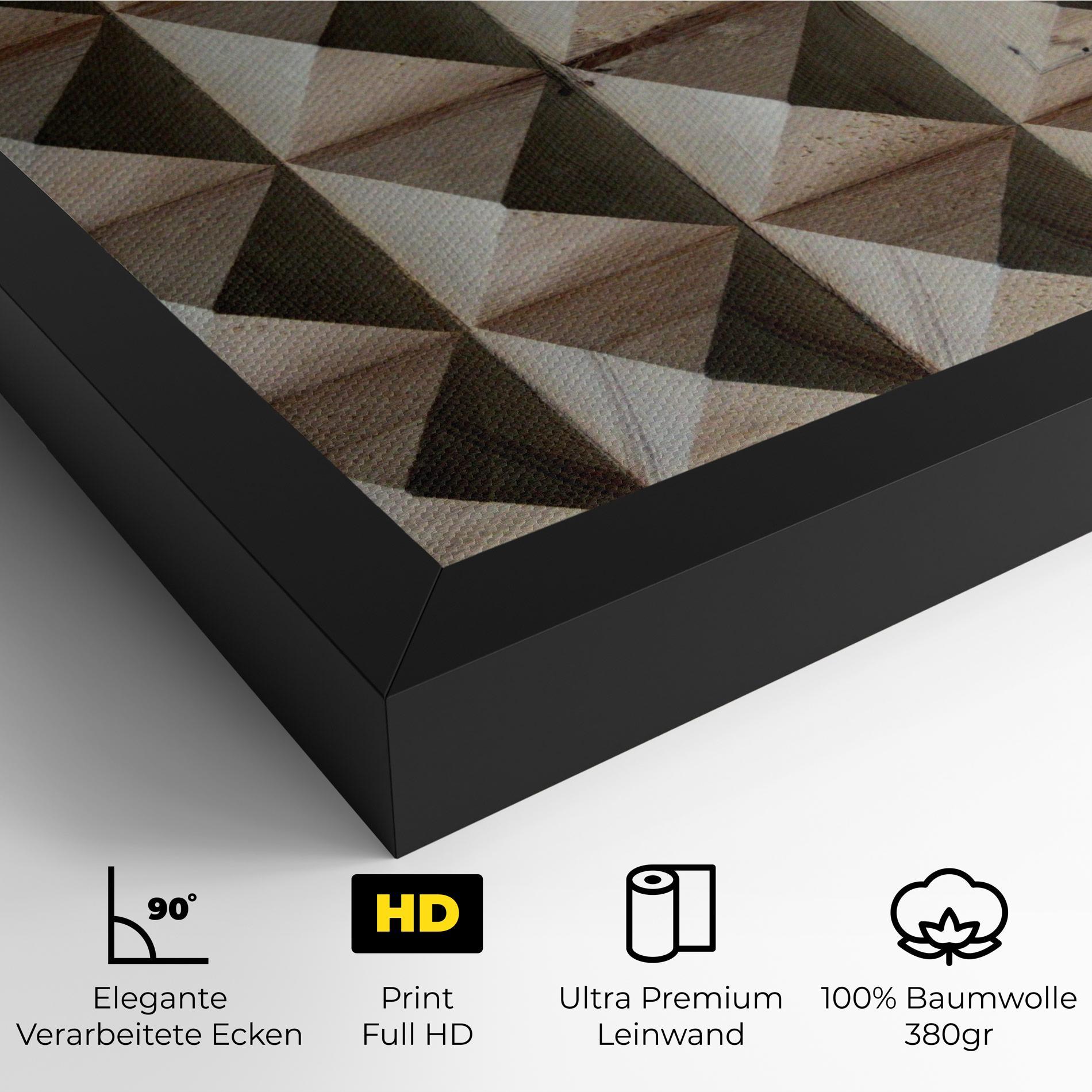 Leinwandbild Cream Pyramid mockup 4