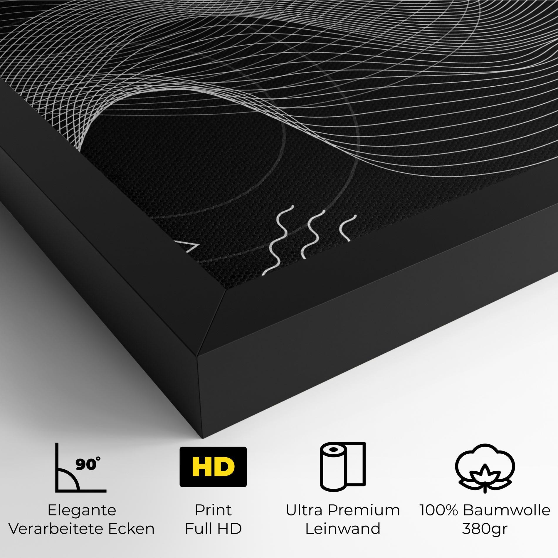 Leinwandbild Geometric Lines mockup 4