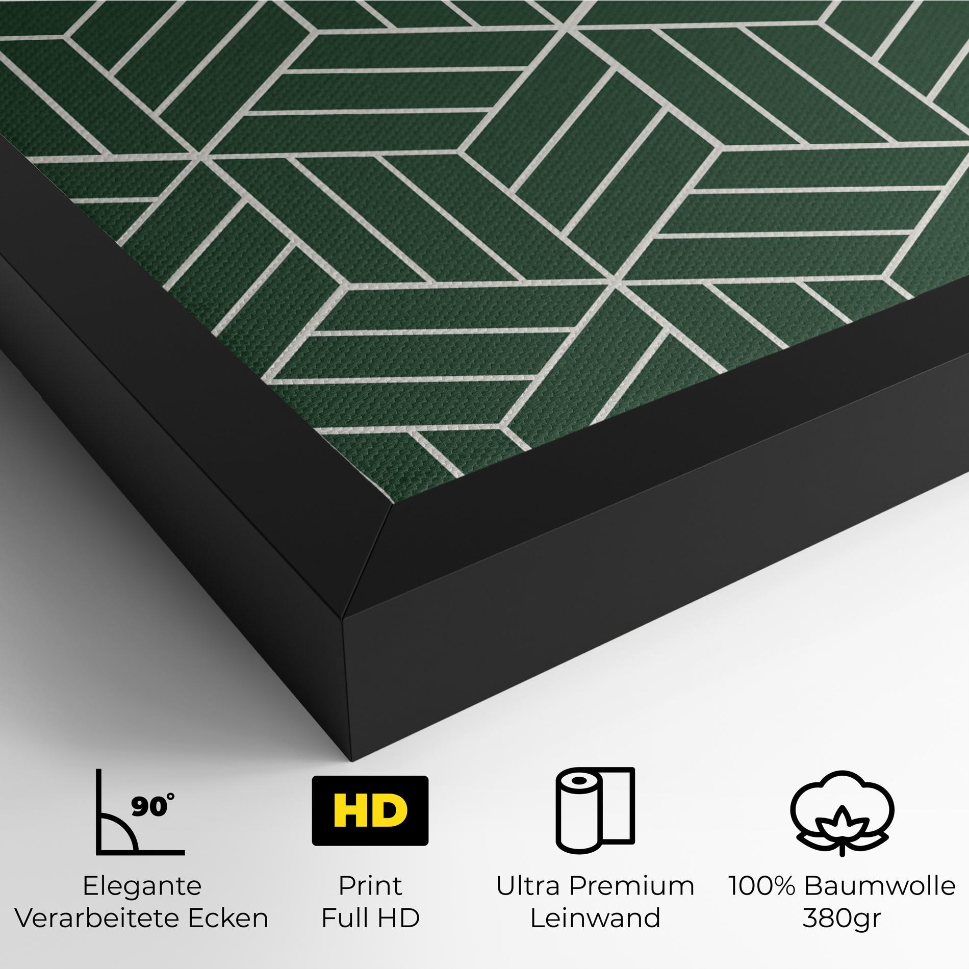 Leinwandbild Green Square mockup 4