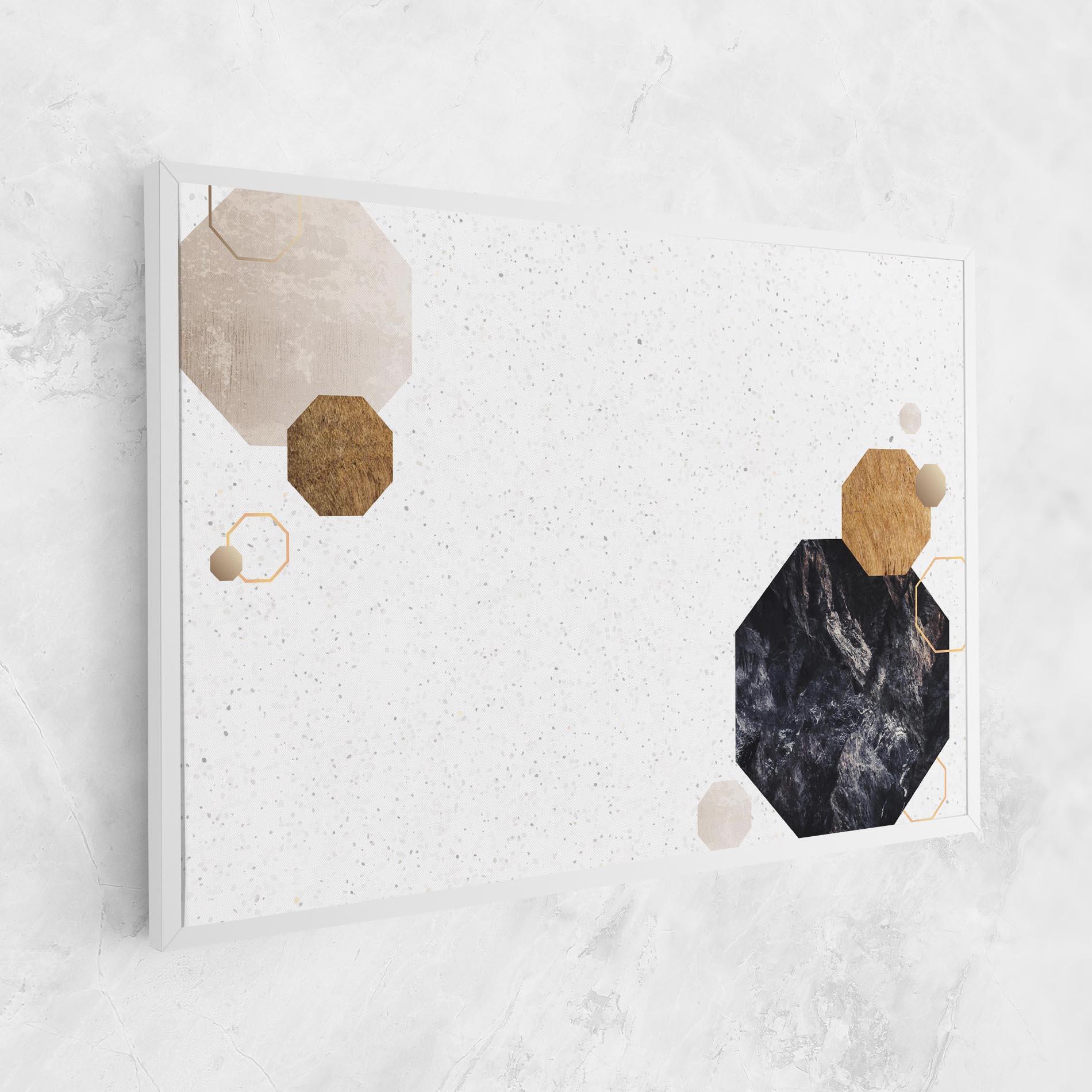 Leinwandbild Big Hexagon mockup 1