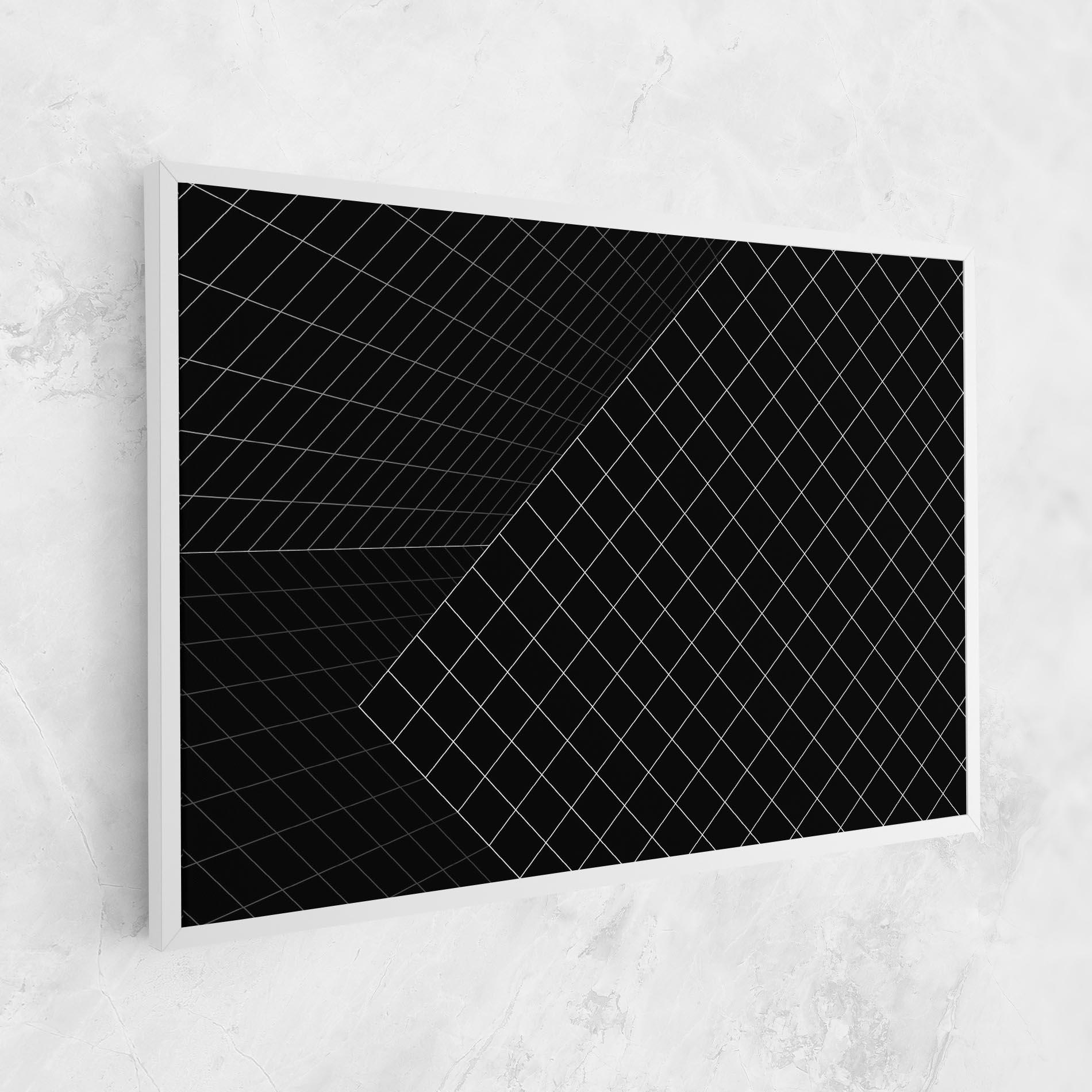 Leinwandbild Black Square mockup 1