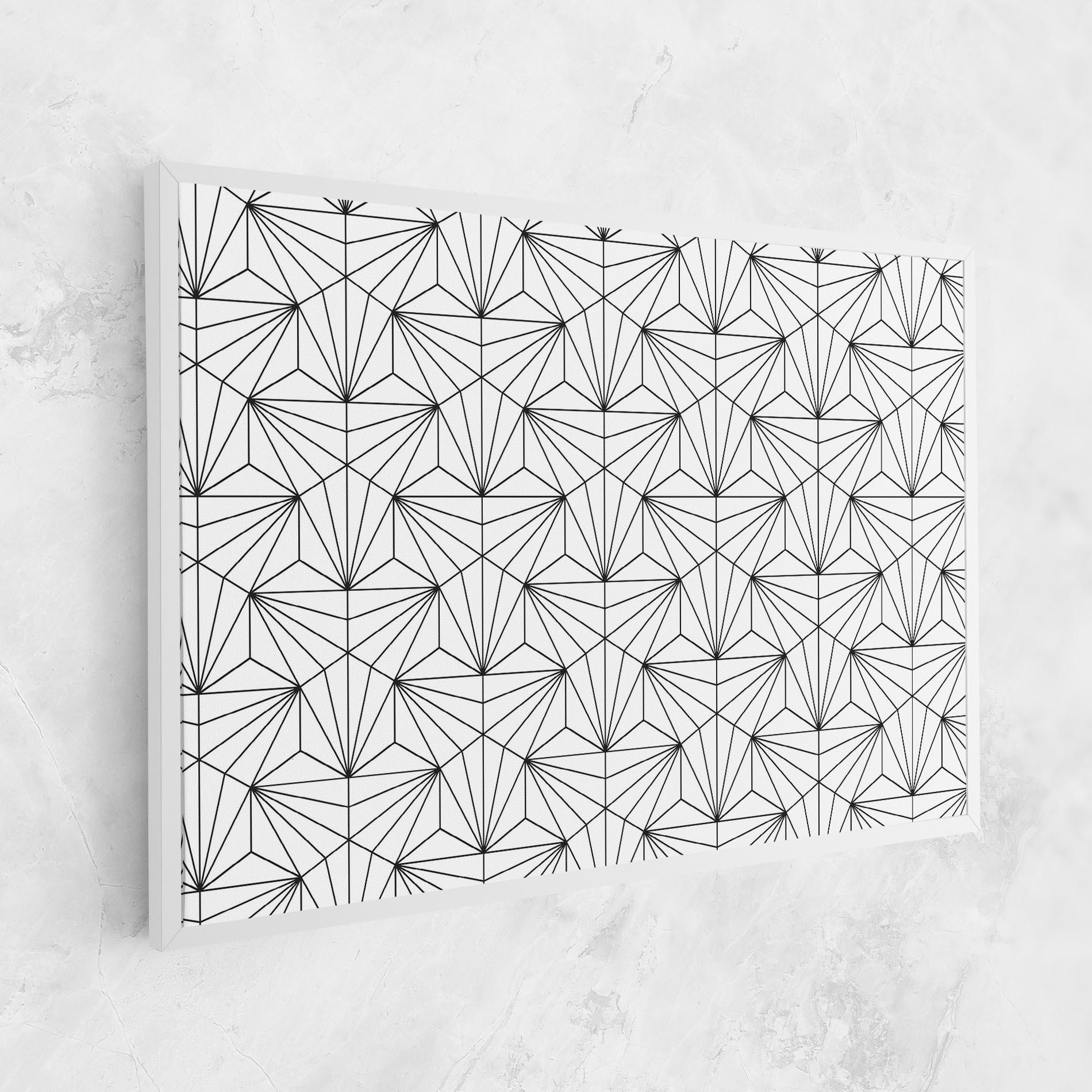 Leinwandbild Black Triangle mockup 1