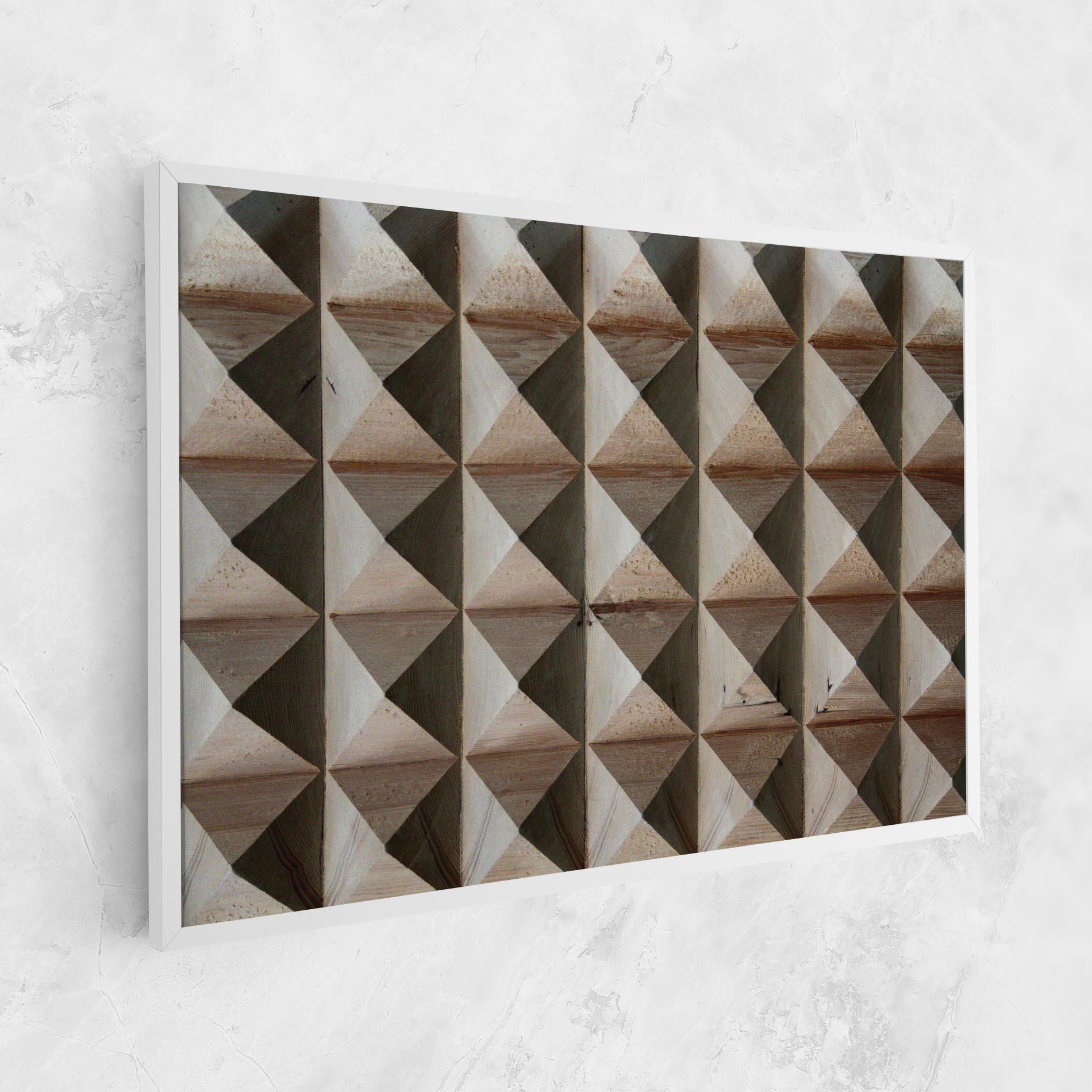 Leinwandbild Cream Pyramid mockup 1