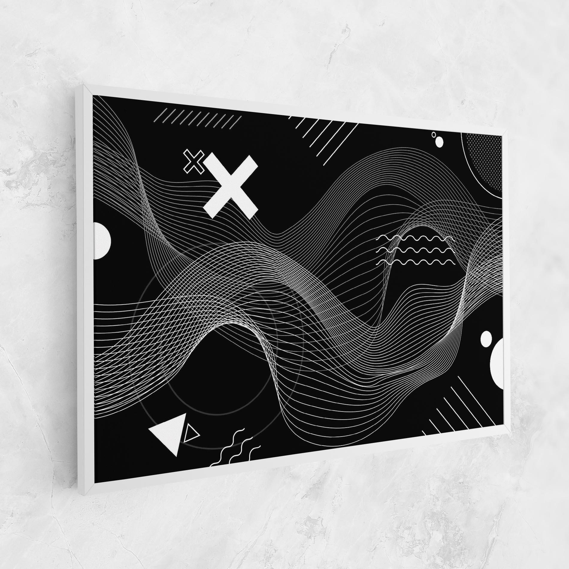 Leinwandbild Geometric Lines mockup 1