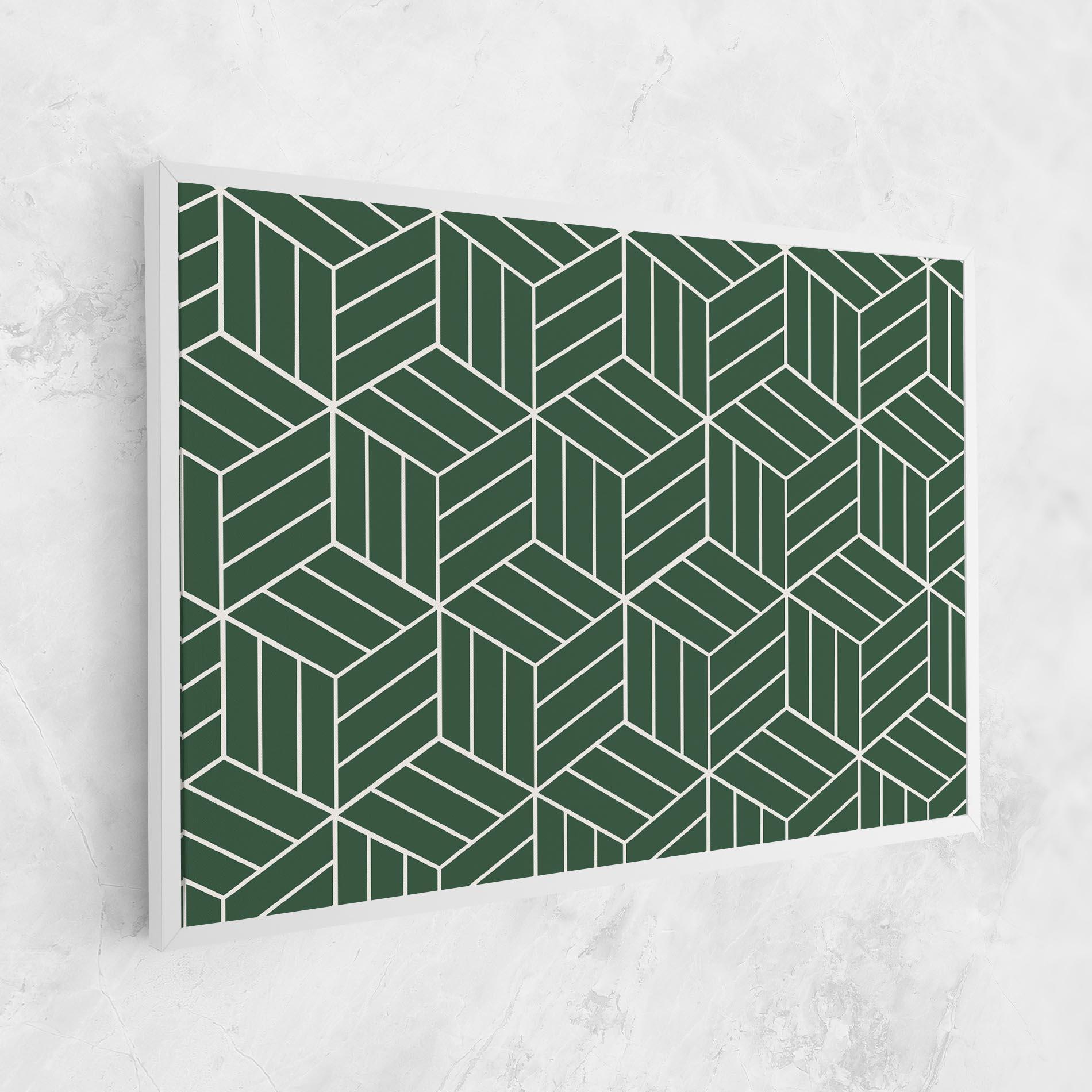 Leinwandbild Green Square mockup 1