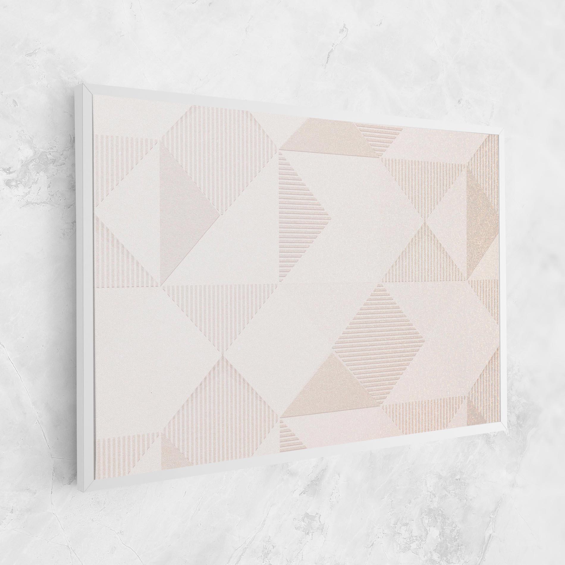 Leinwandbild Light Cream Rhombus mockup 1
