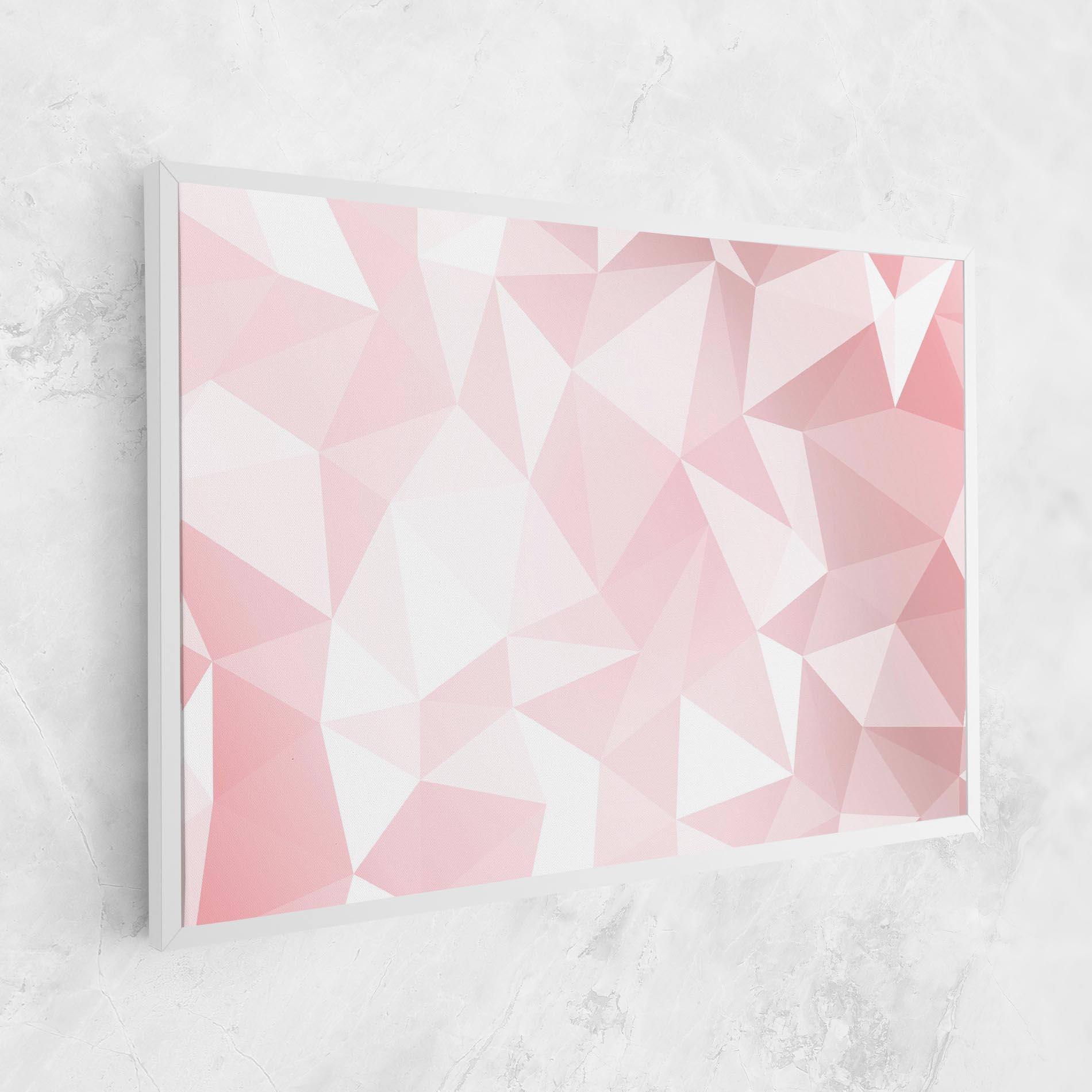 Leinwandbild Pink Triangle mockup 1