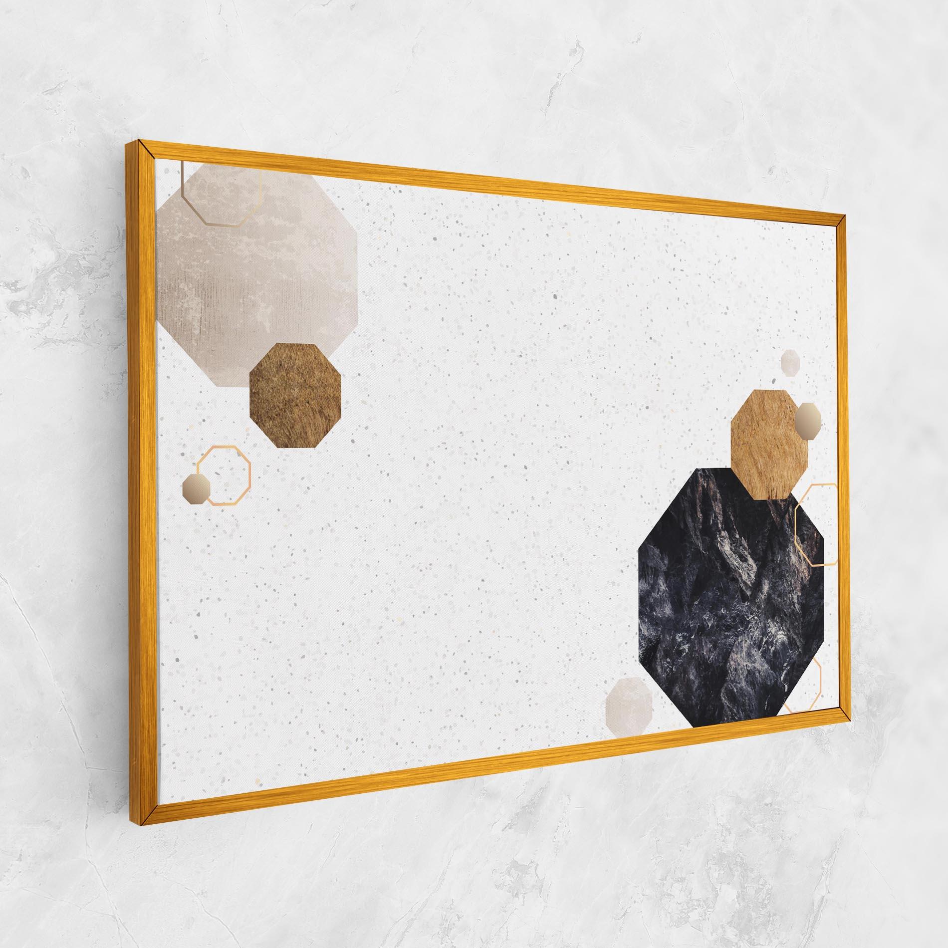 Leinwandbild Big Hexagon mockup 1