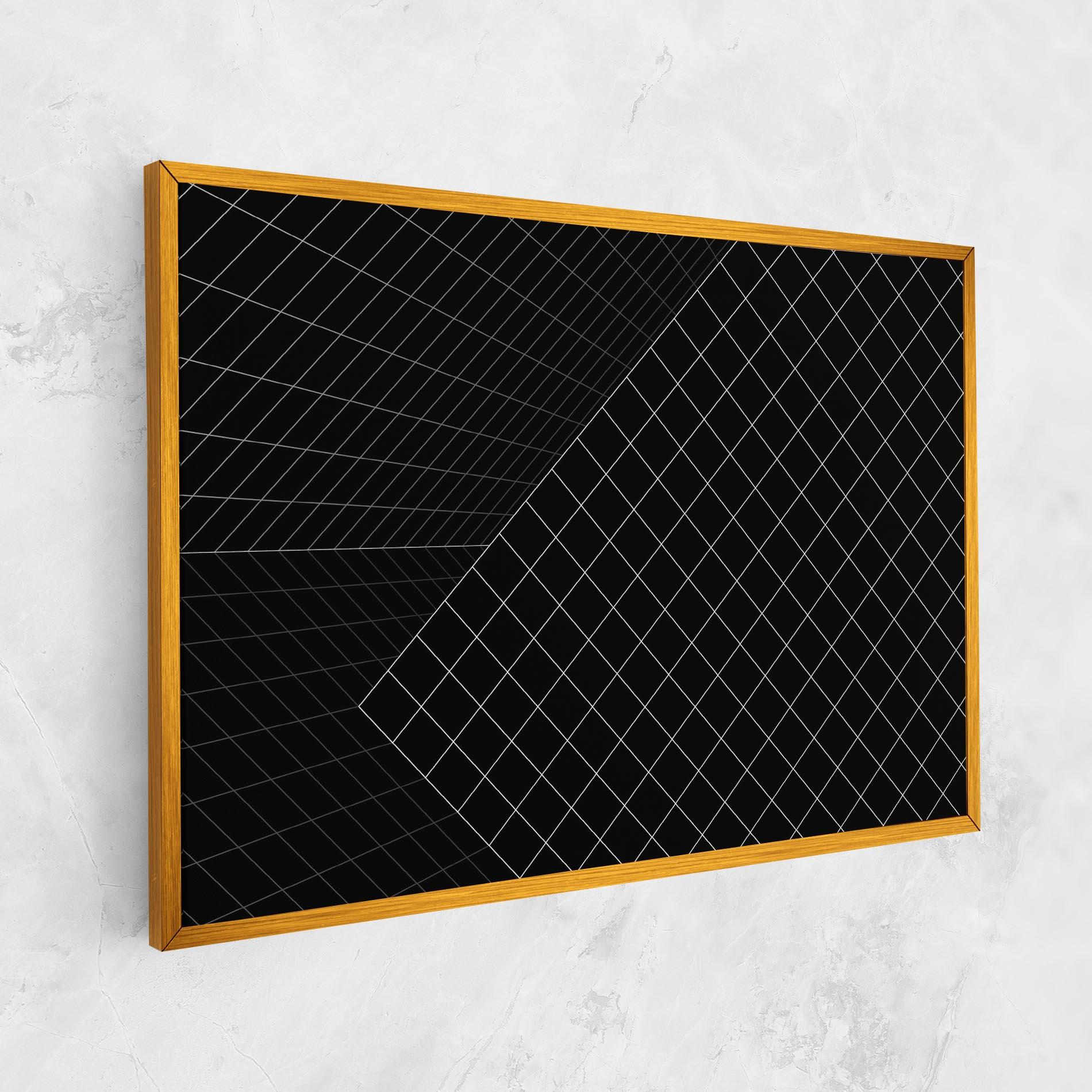 Leinwandbild Black Square mockup 1
