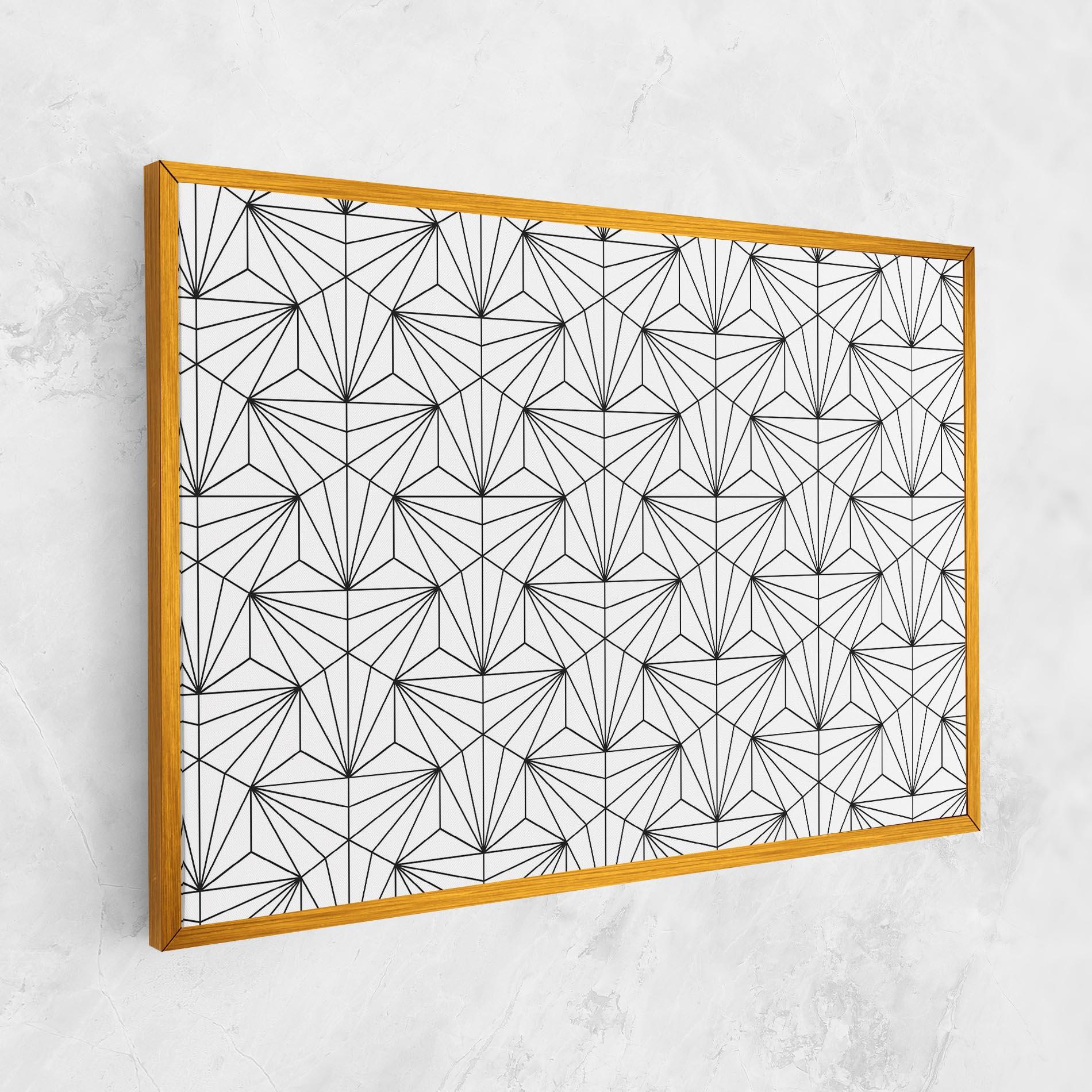 Leinwandbild Black Triangle mockup 1