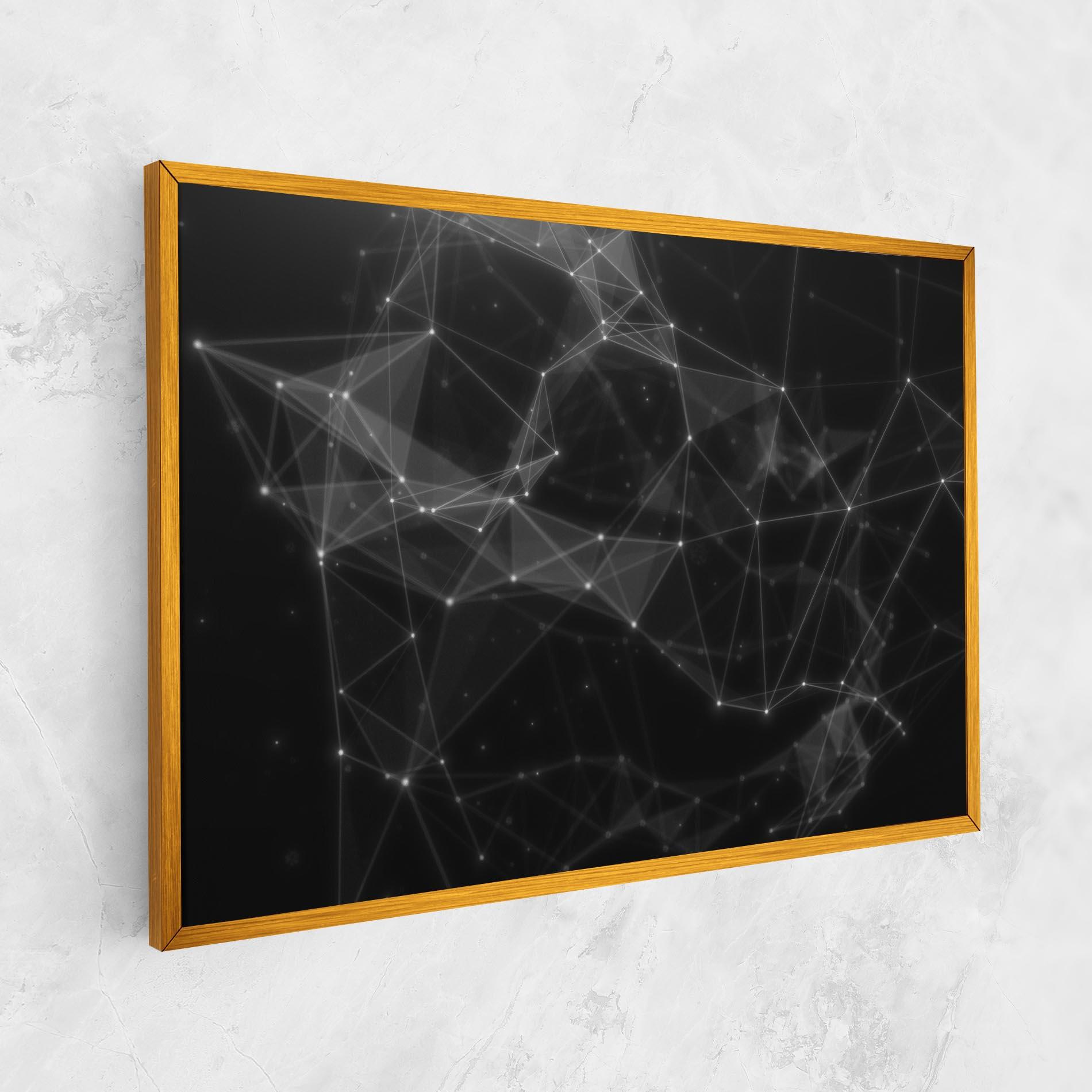 Leinwandbild Connecting Lines mockup 1
