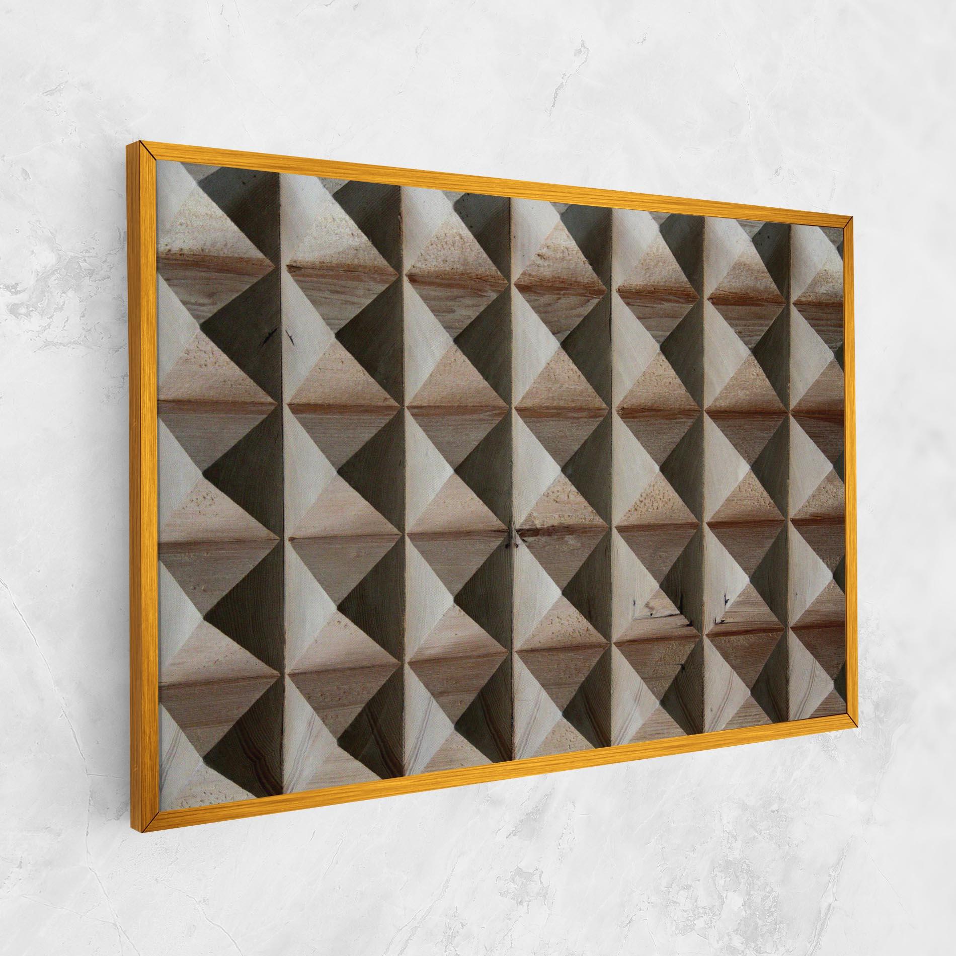 Leinwandbild Cream Pyramid mockup 1