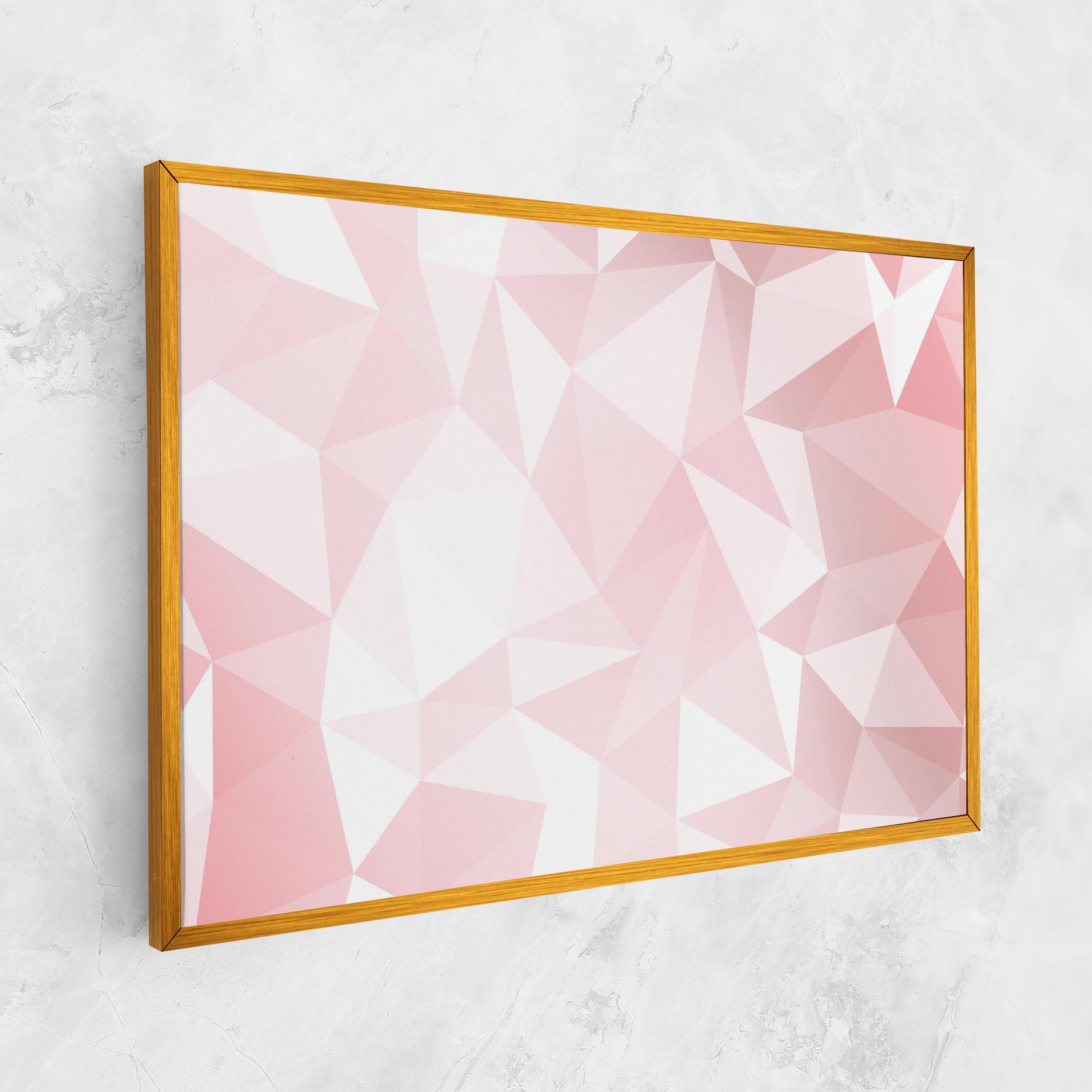 Leinwandbild Pink Triangle mockup 1