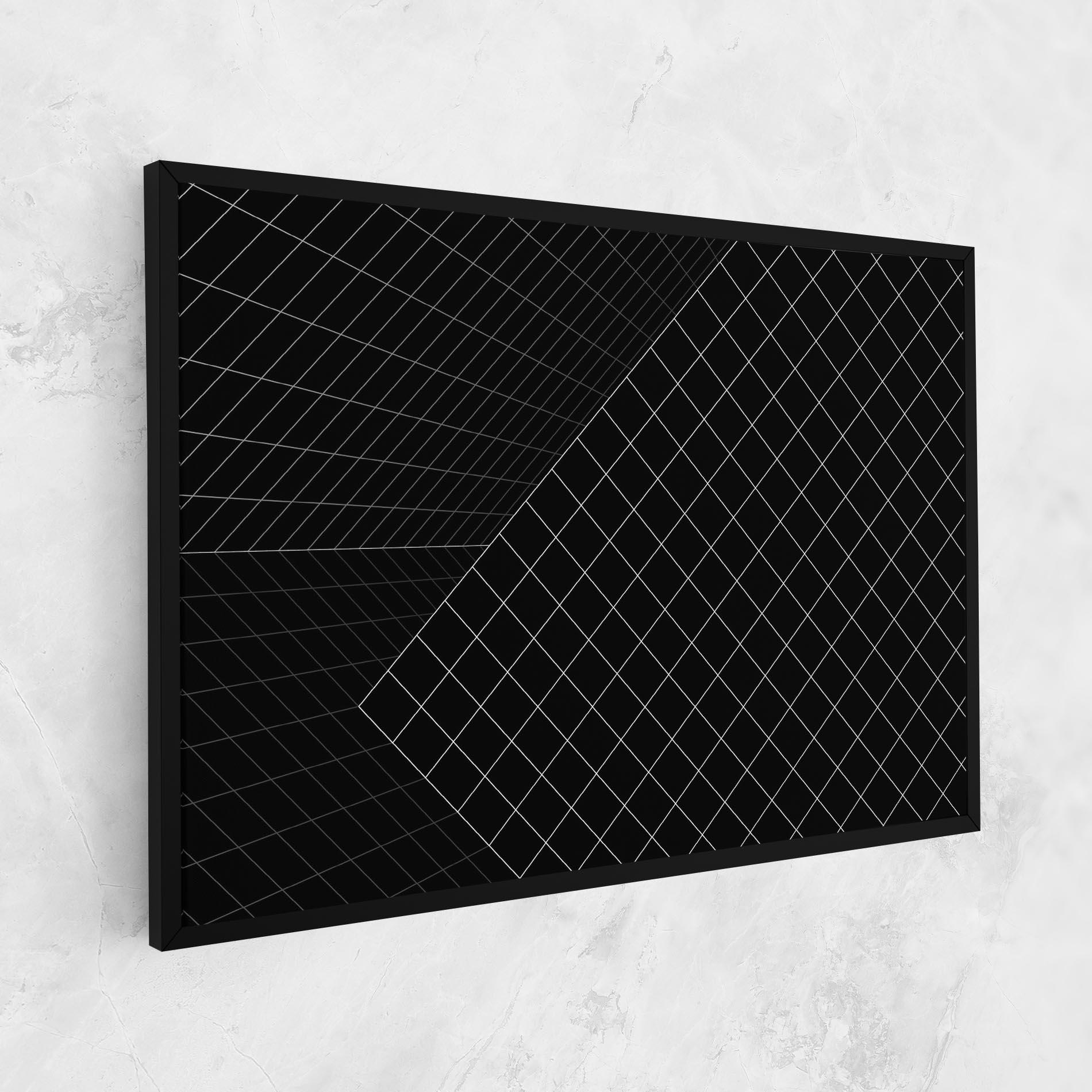 Leinwandbild Black Square mockup 1