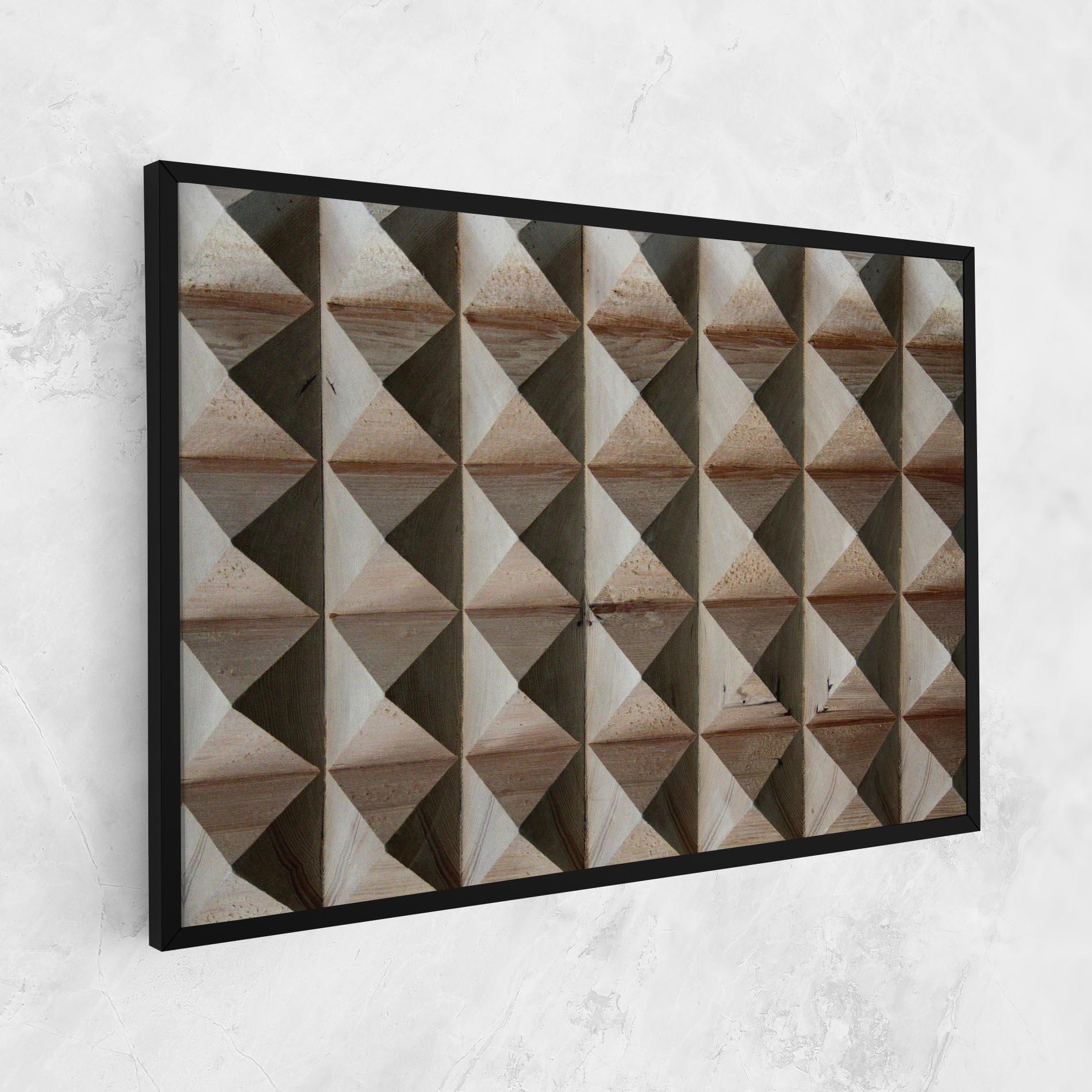 Leinwandbild Cream Pyramid mockup 1