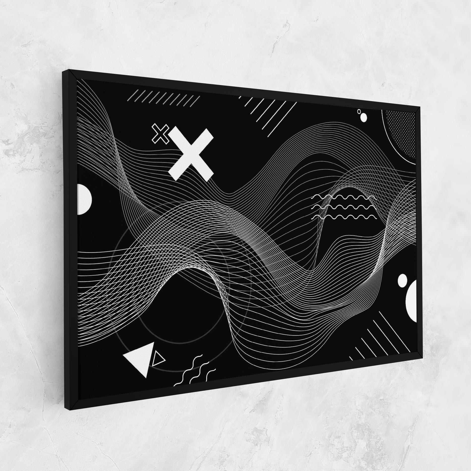 Leinwandbild Geometric Lines mockup 1