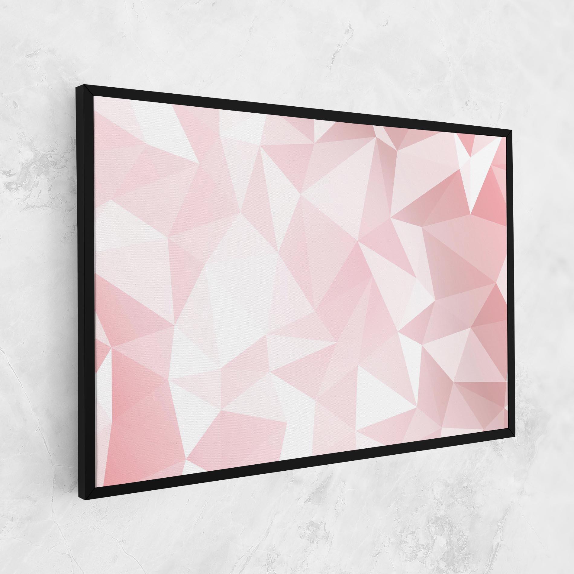Leinwandbild Pink Triangle mockup 1