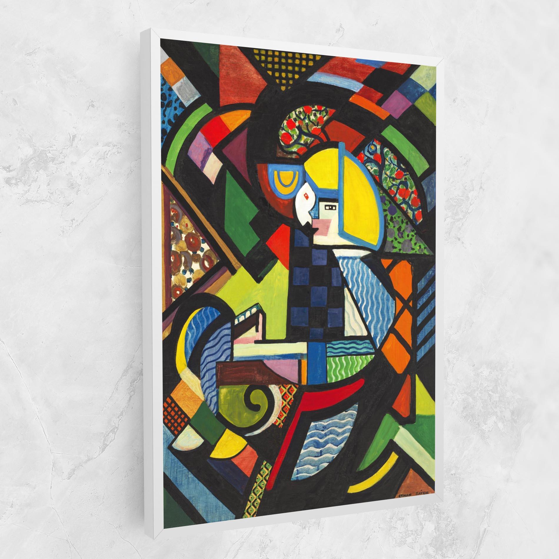 Leinwandbild Mix Color Shapes mockup 1