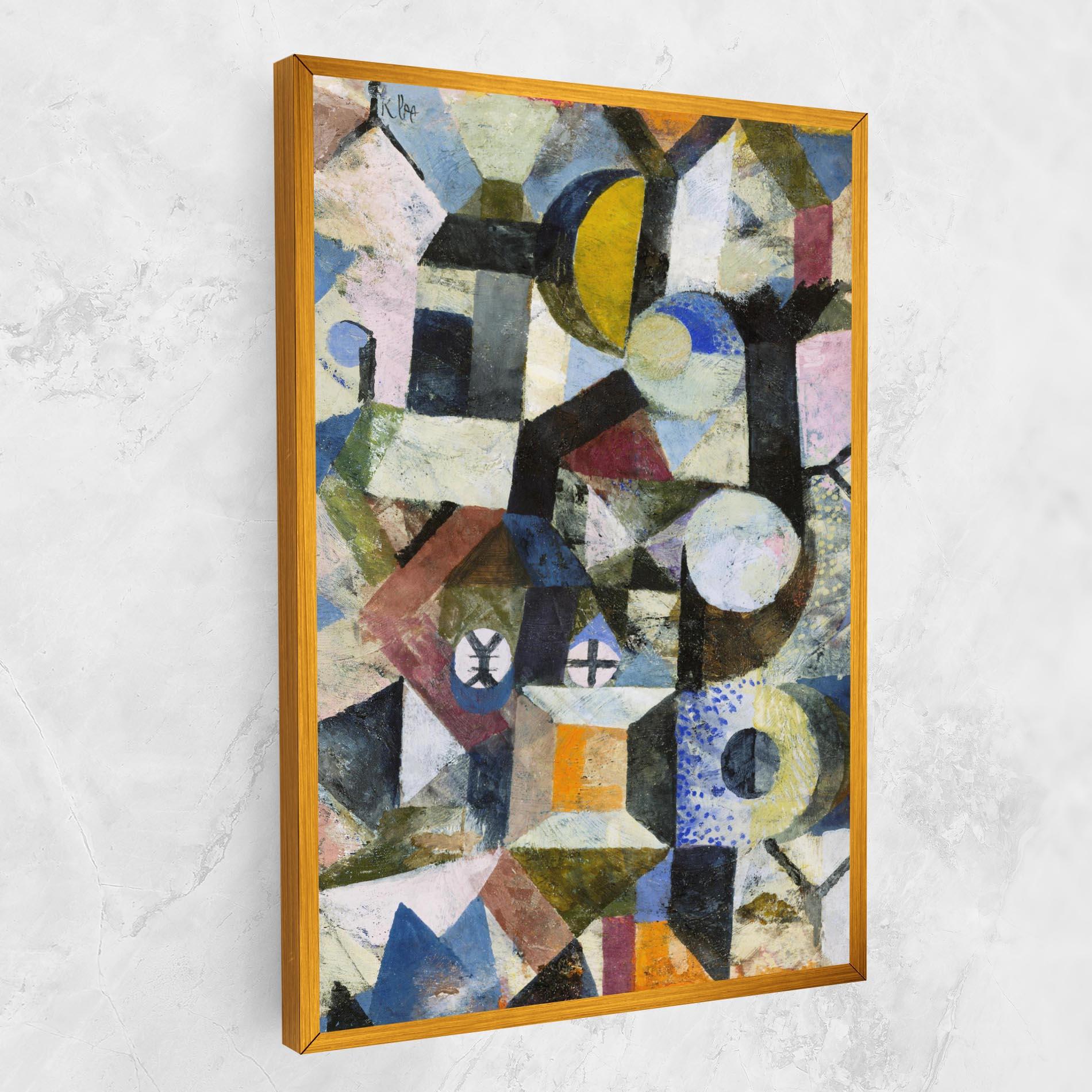 Leinwandbild Abstract Geometric mockup 1