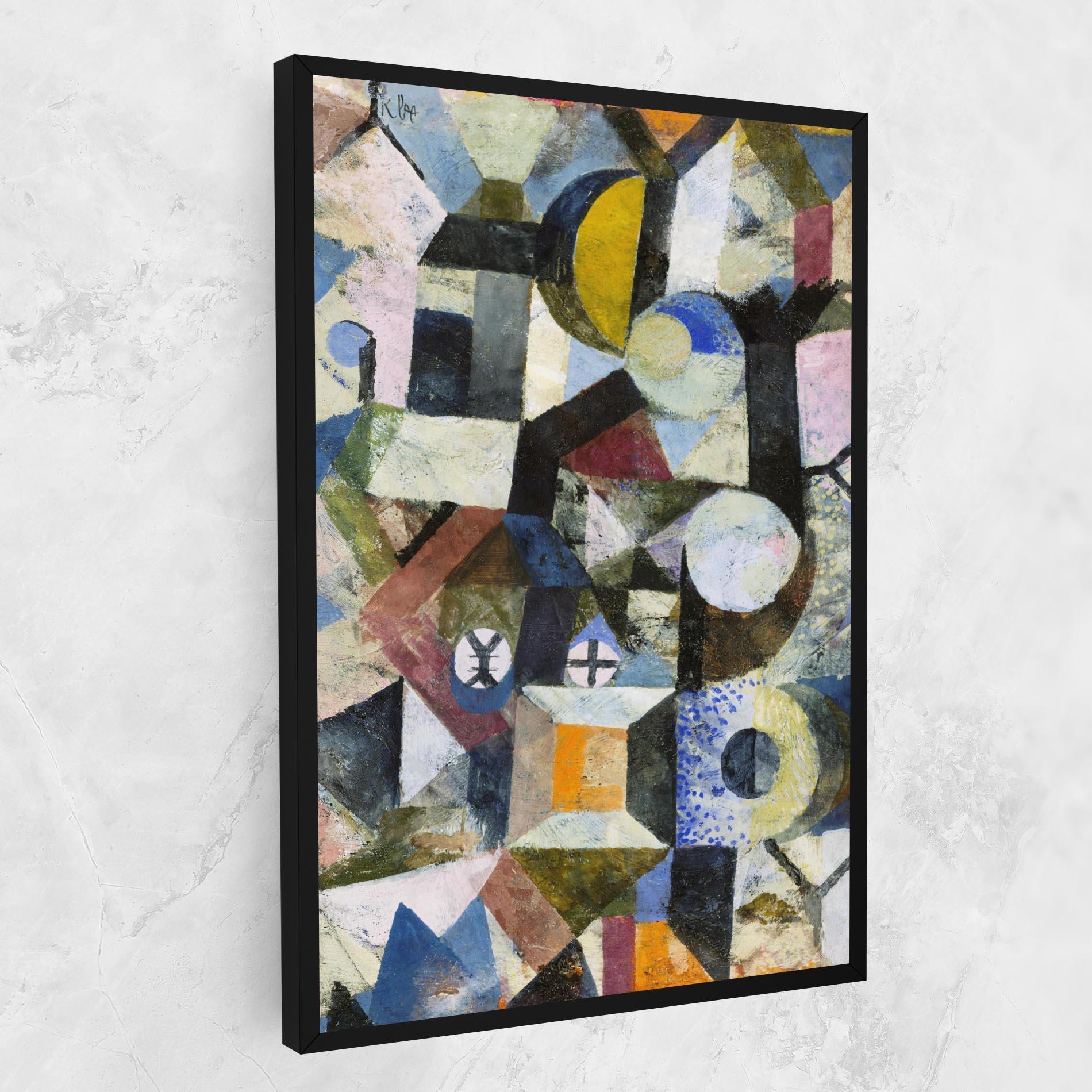 Leinwandbild Abstract Geometric mockup 1