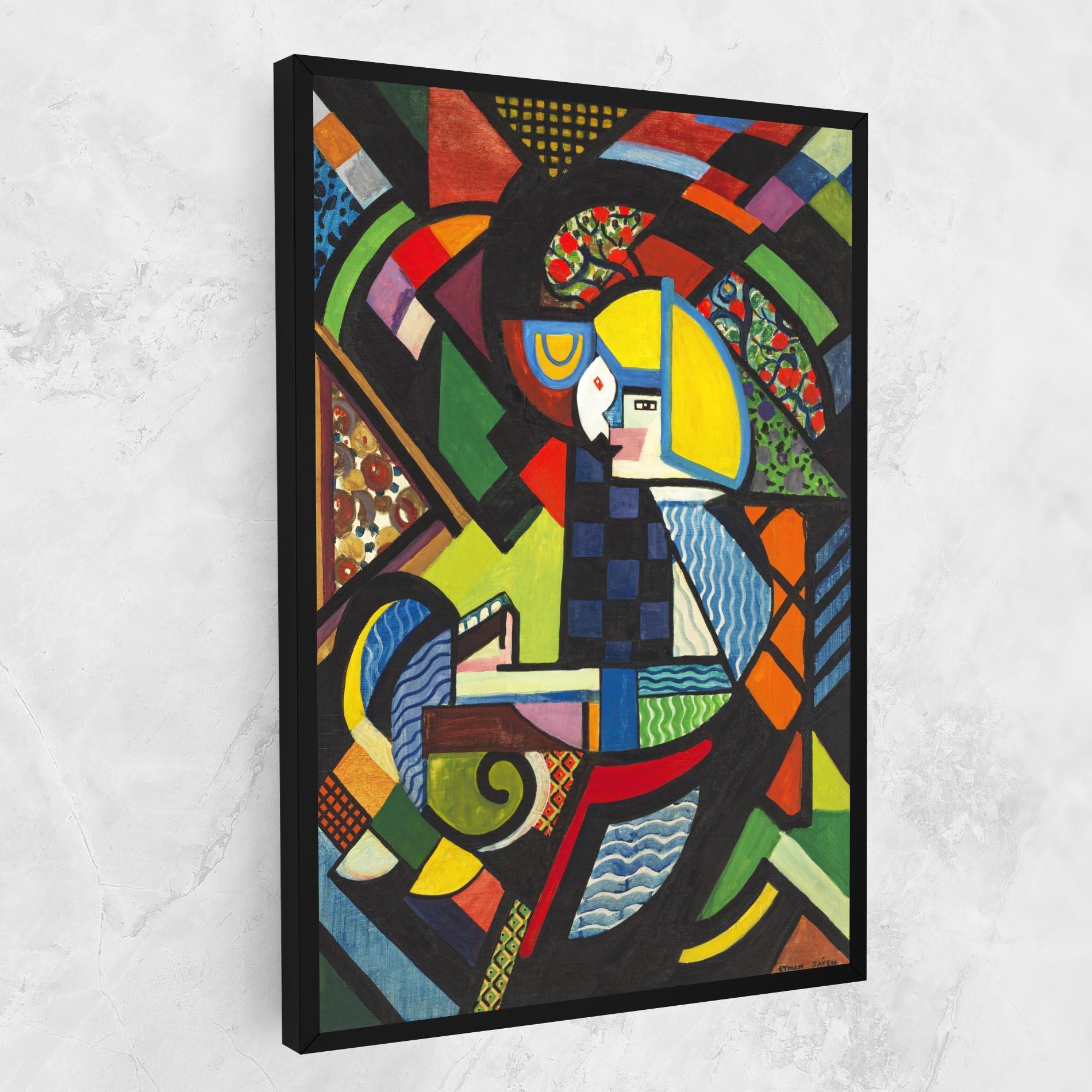 Leinwandbild Mix Color Shapes mockup 1