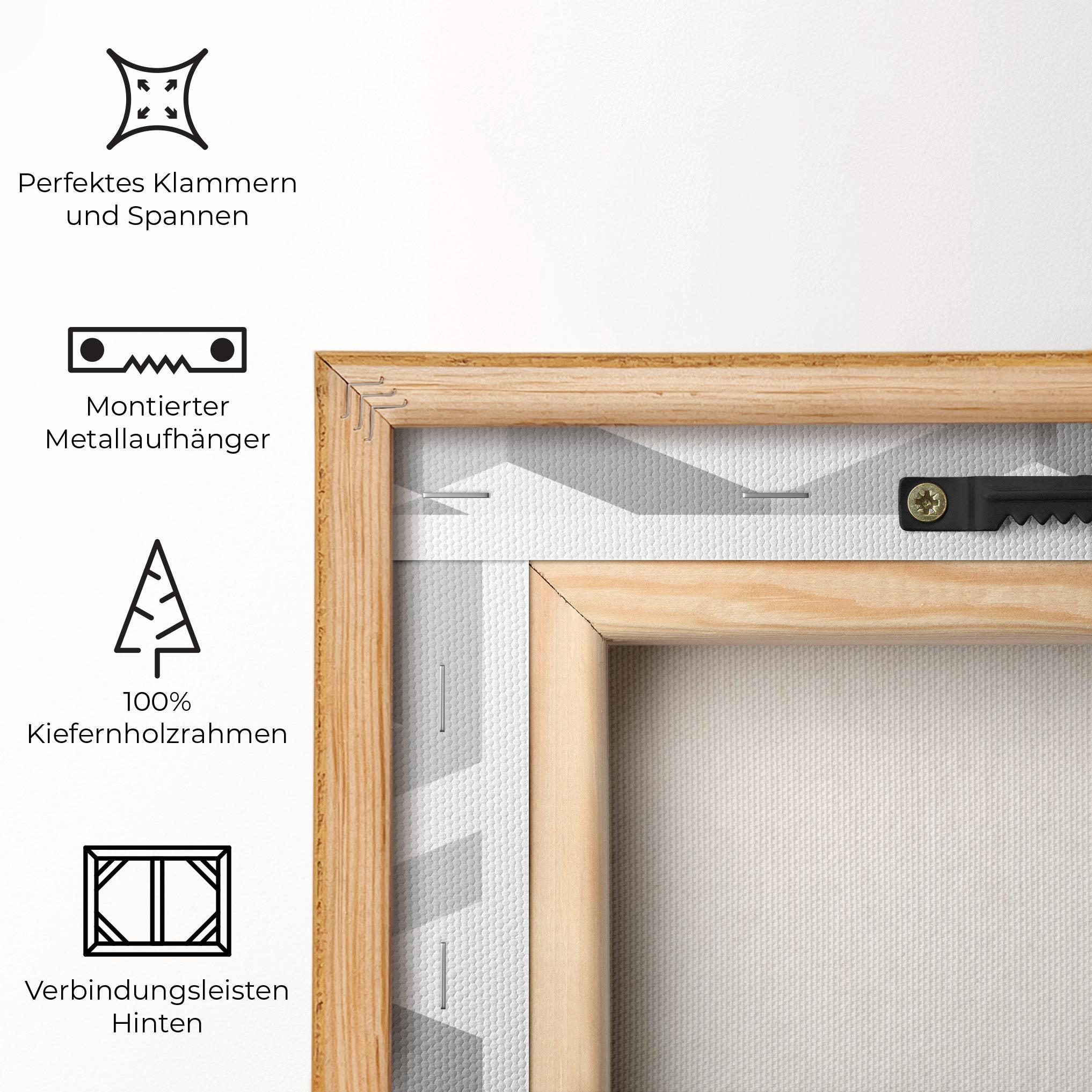 Leinwandbild 3d Square mockup 5