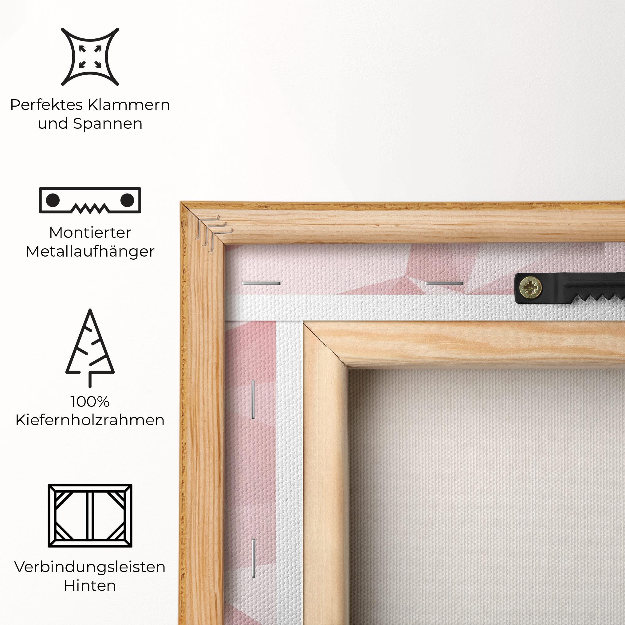 Leinwandbild Pink Triangle mockup 5