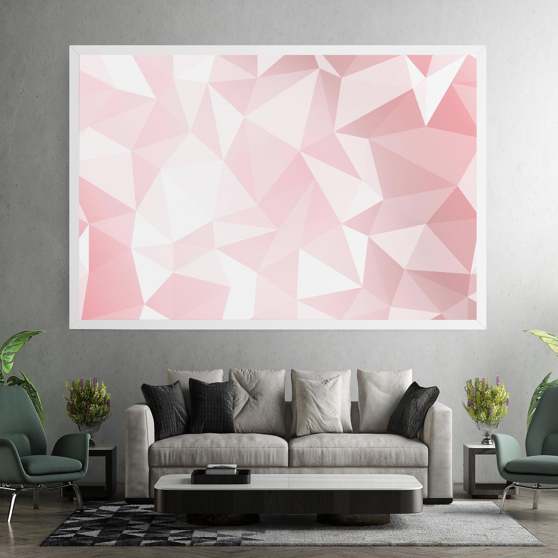 Leinwandbild Pink Triangle mockup 7