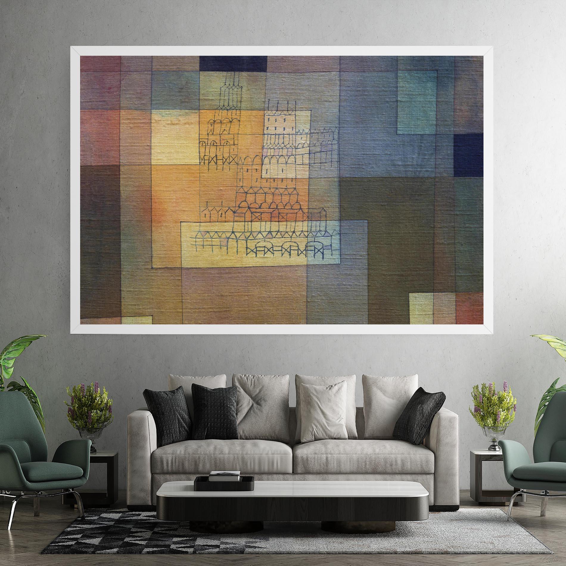 Leinwandbild Water Color Square mockup 7