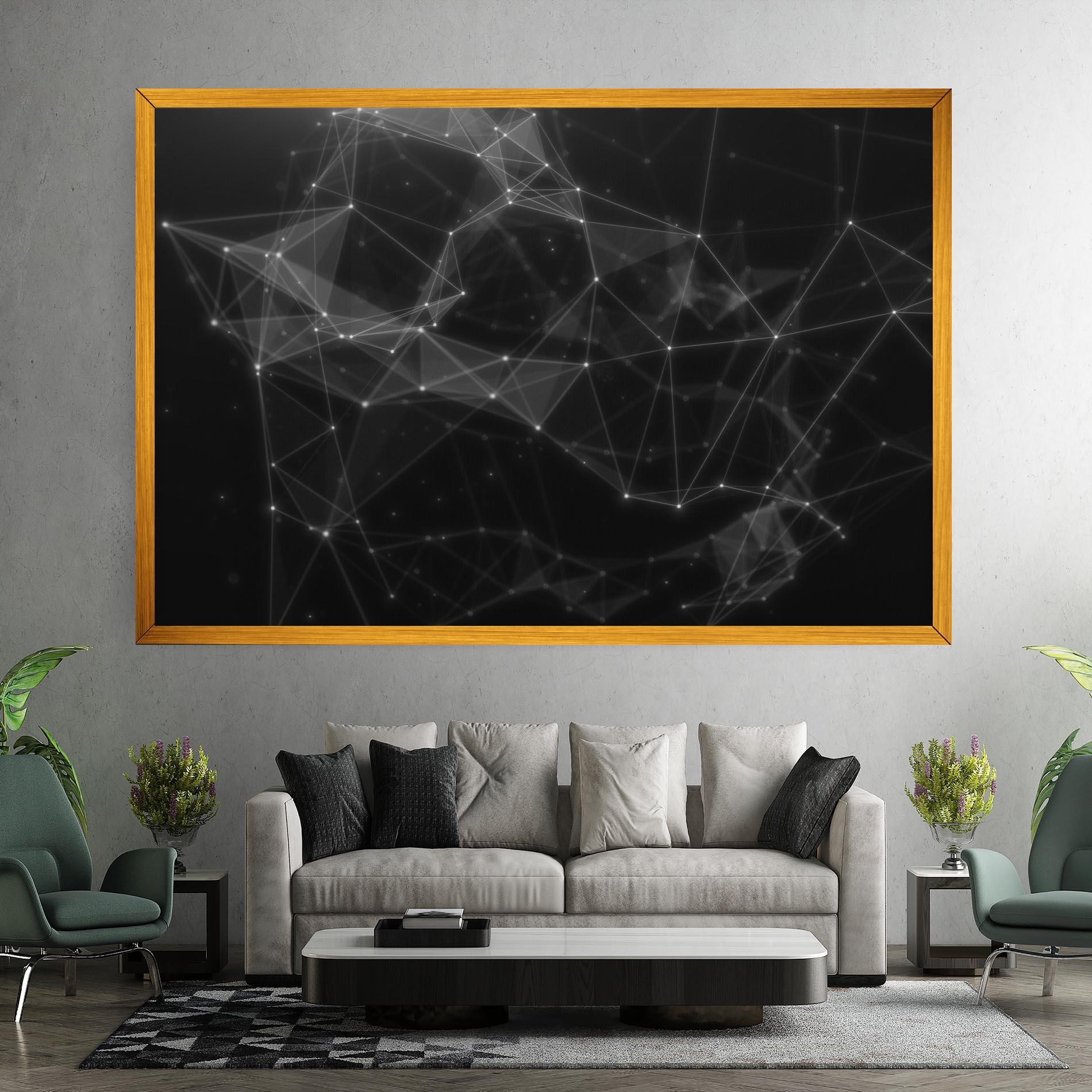 Leinwandbild Connecting Lines mockup 7
