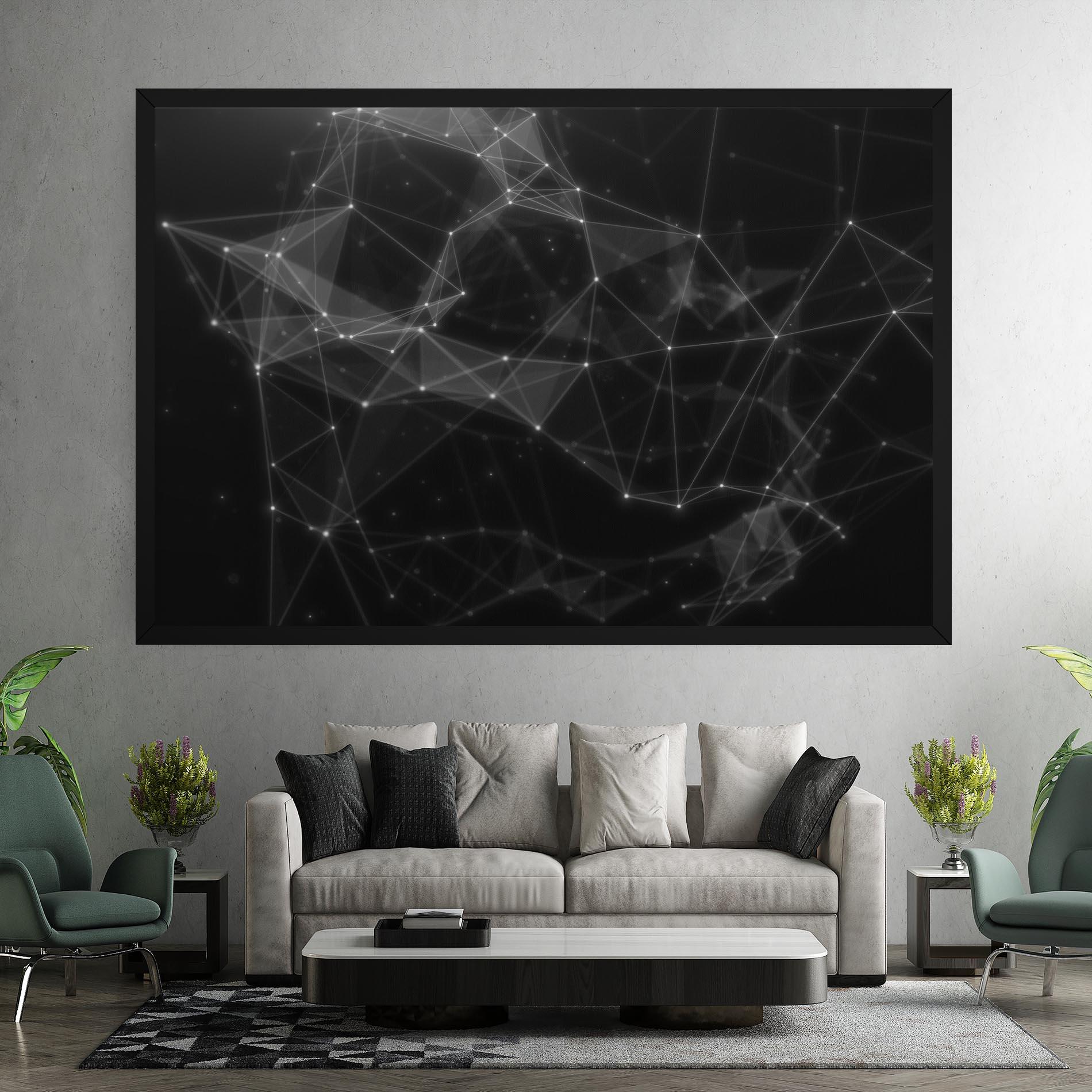 Leinwandbild Connecting Lines mockup 7
