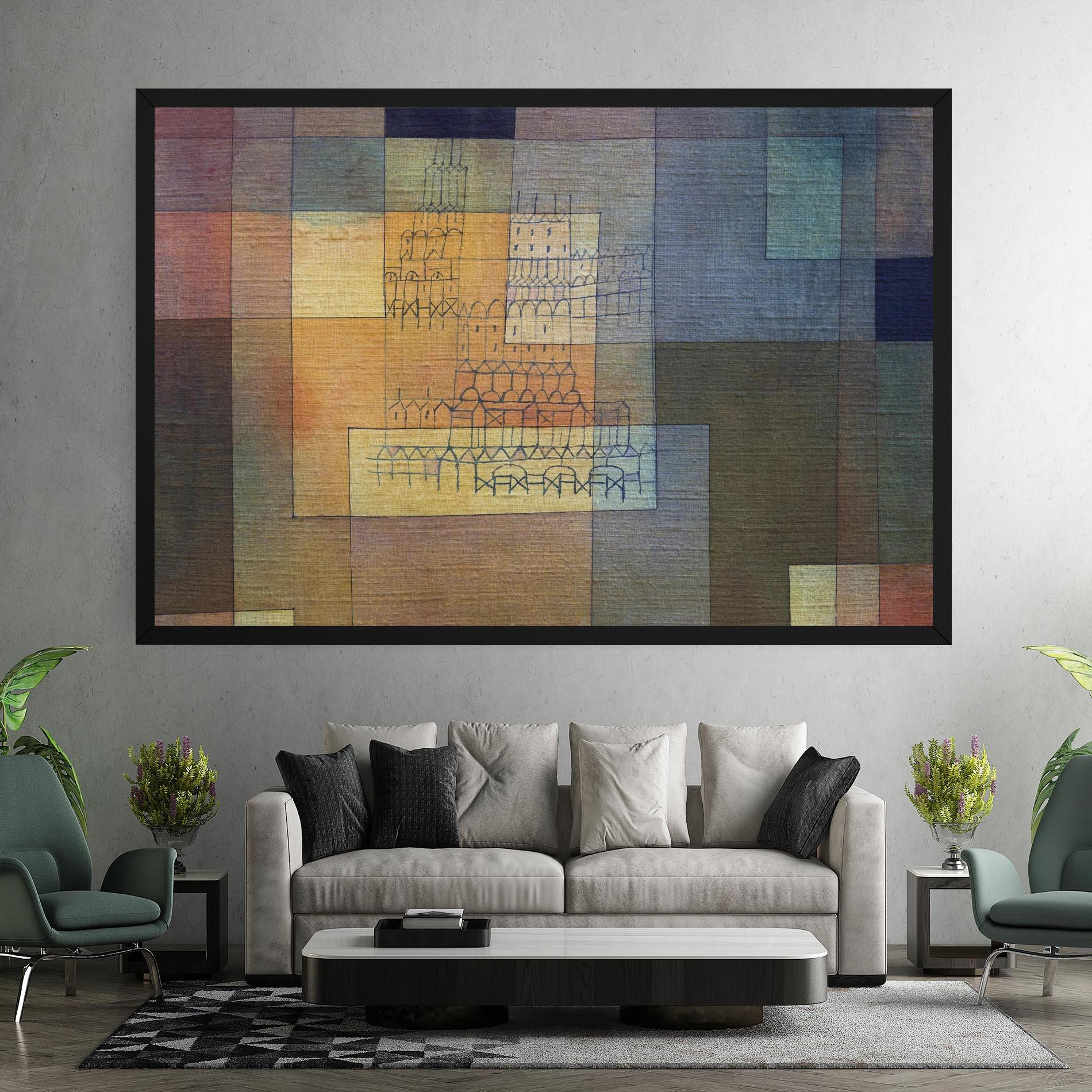 Leinwandbild Water Color Square mockup 7