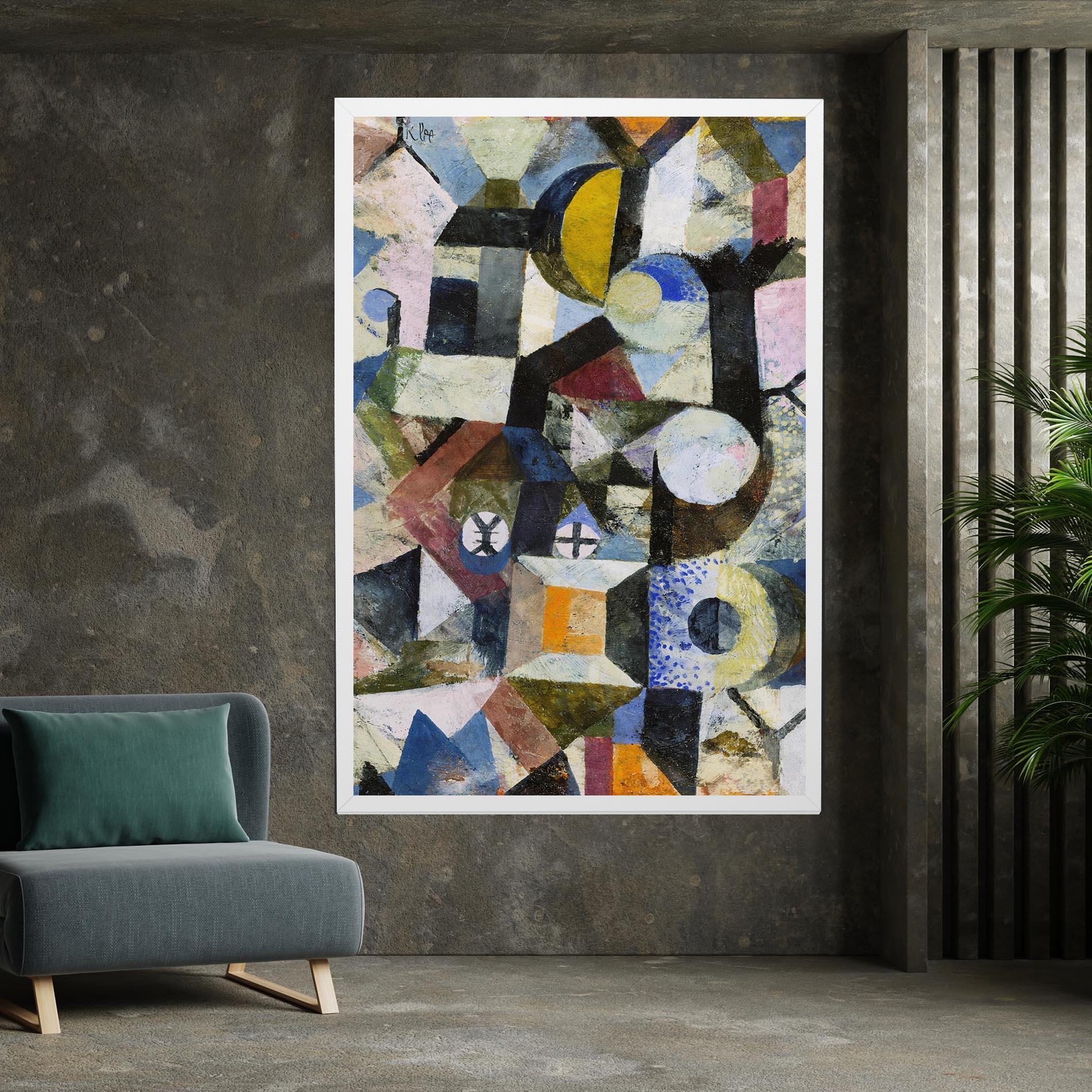 Leinwandbild Abstract Geometric mockup 7