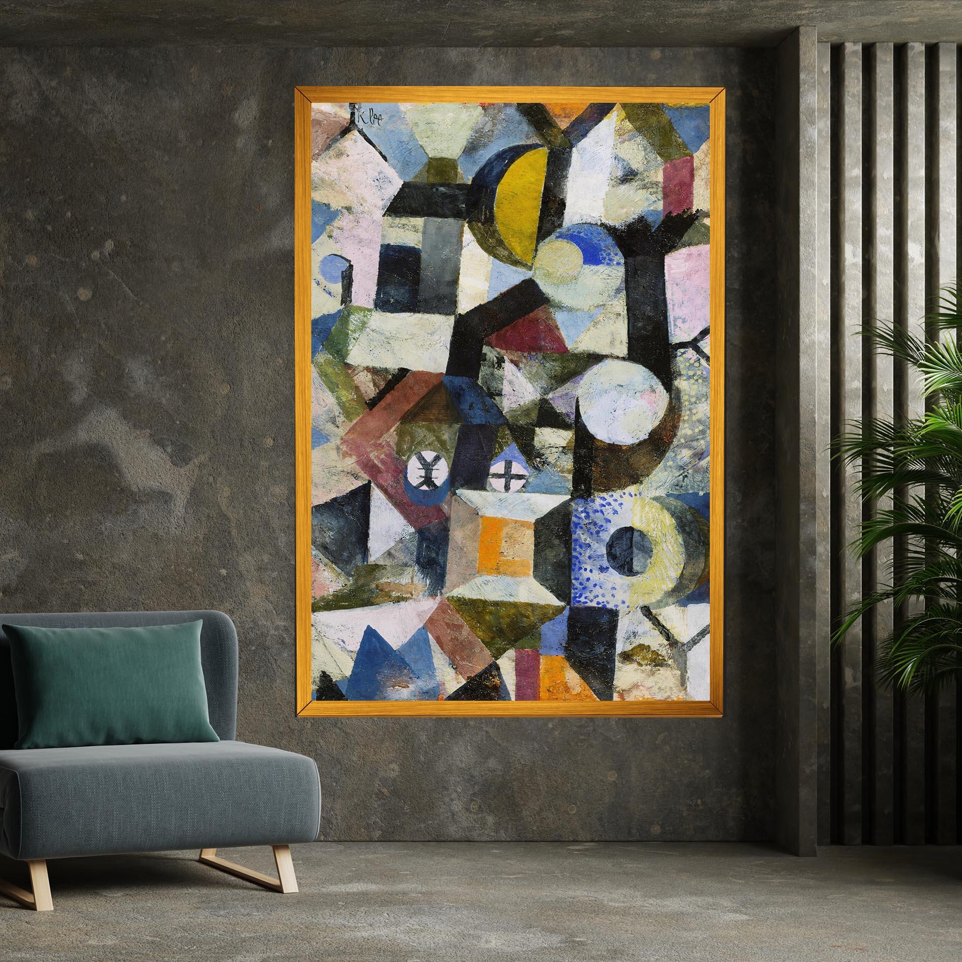 Leinwandbild Abstract Geometric mockup 7