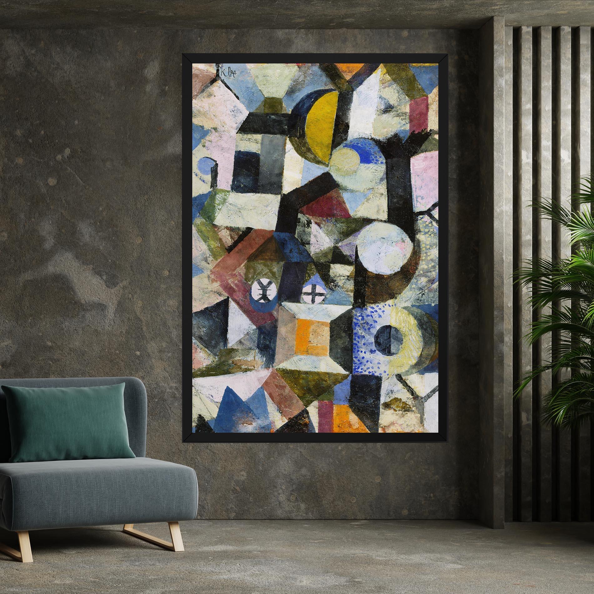 Leinwandbild Abstract Geometric mockup 7