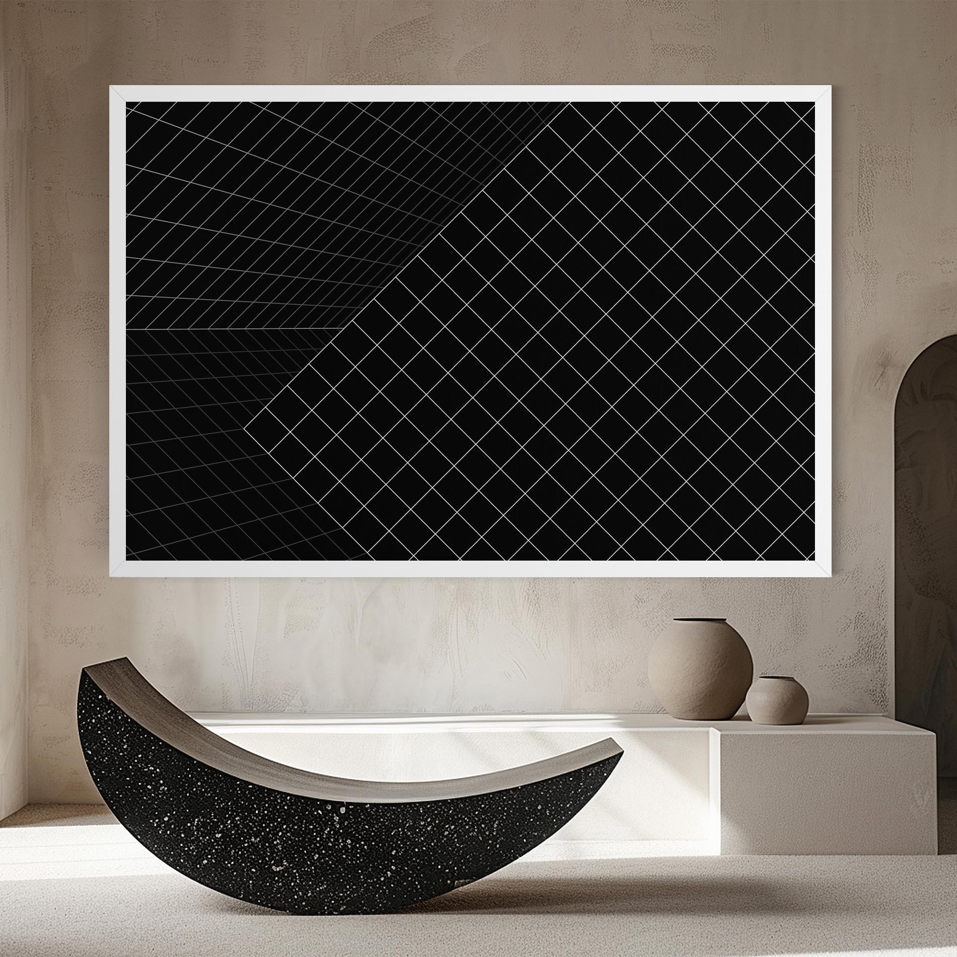 Leinwandbild Black Square mockup 8