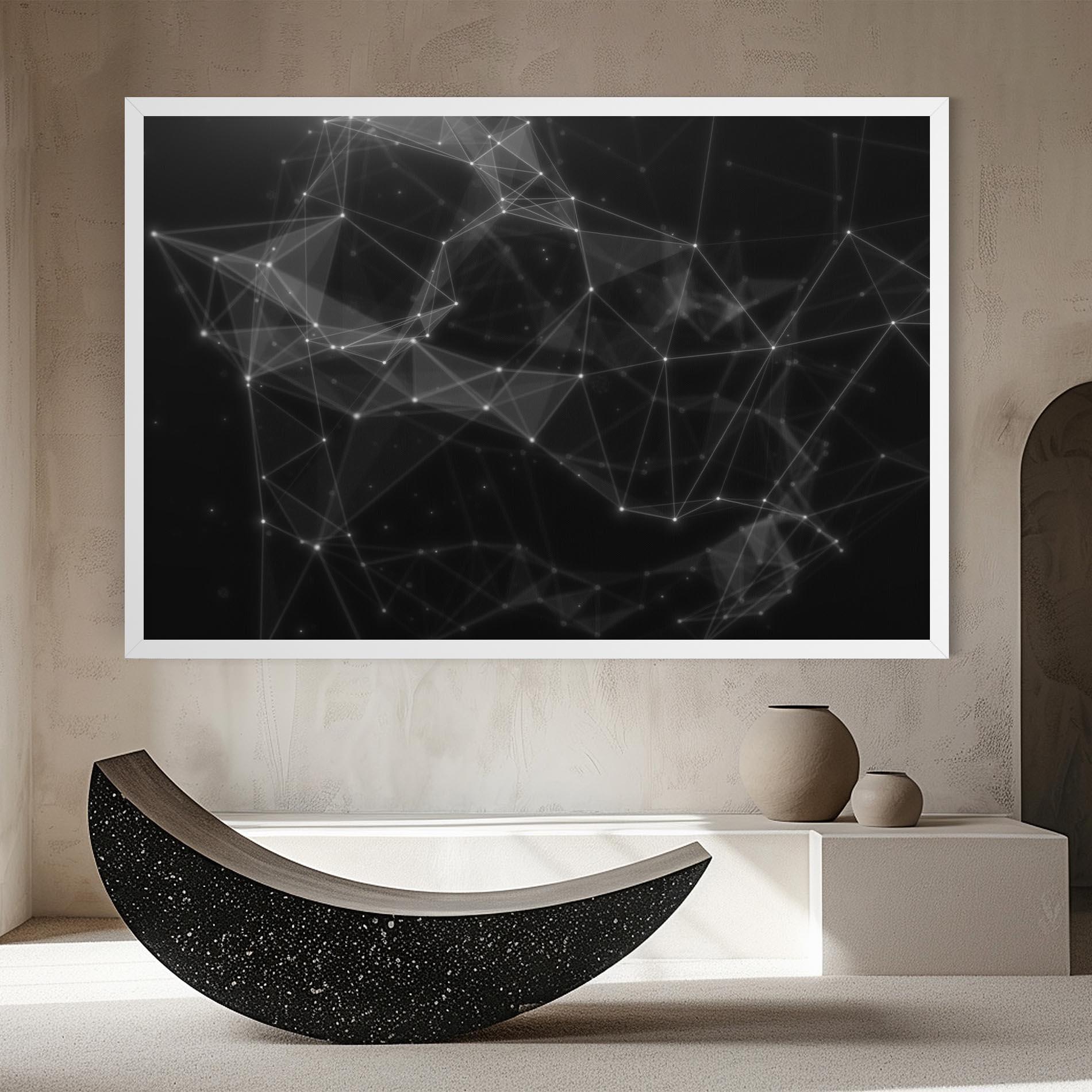 Leinwandbild Connecting Lines mockup 8