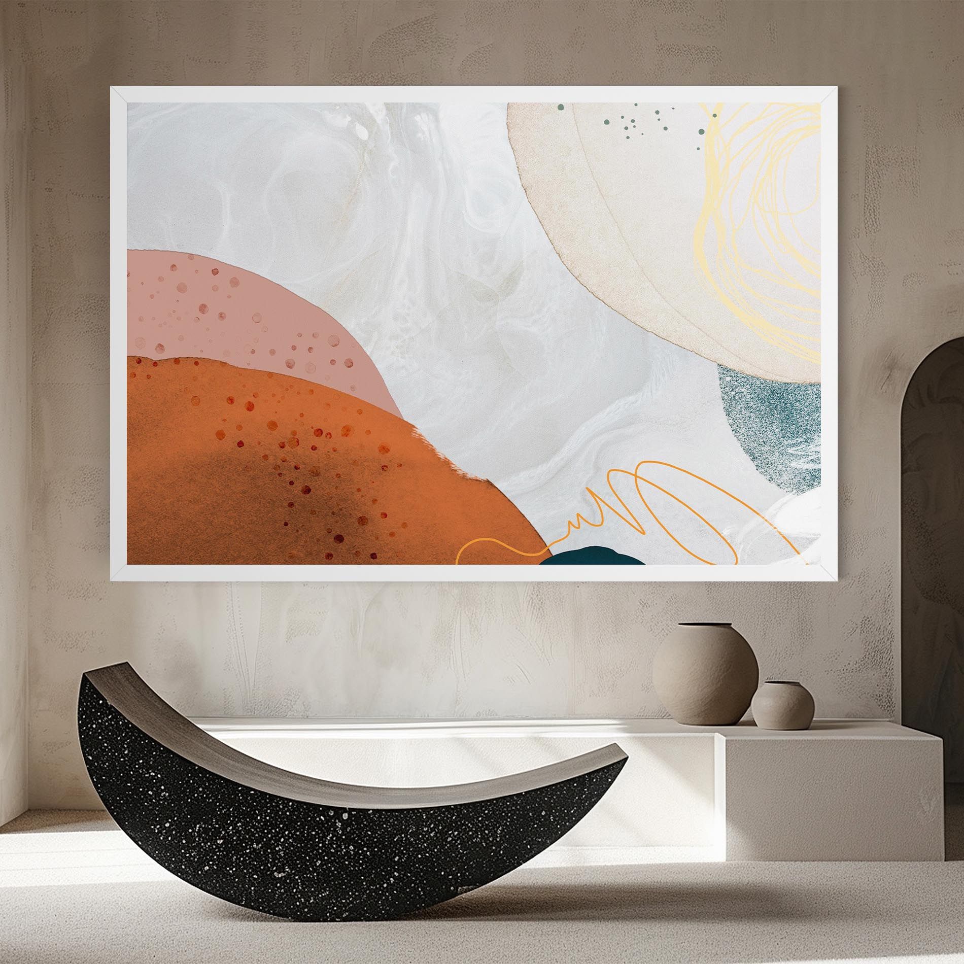 Orange Yellow Line mockup 8