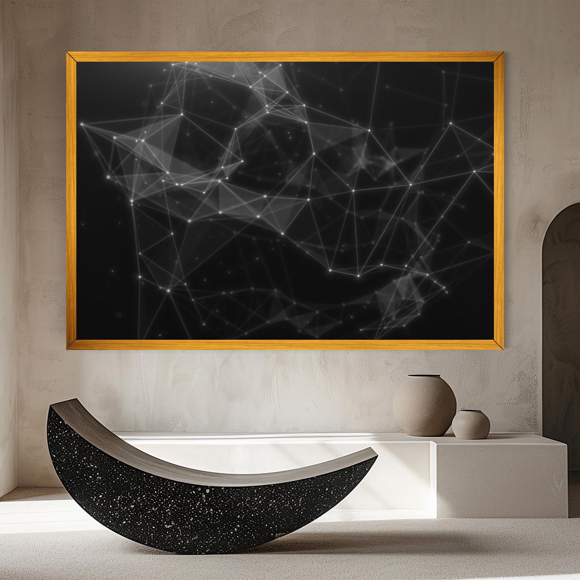 Leinwandbild Connecting Lines mockup 8