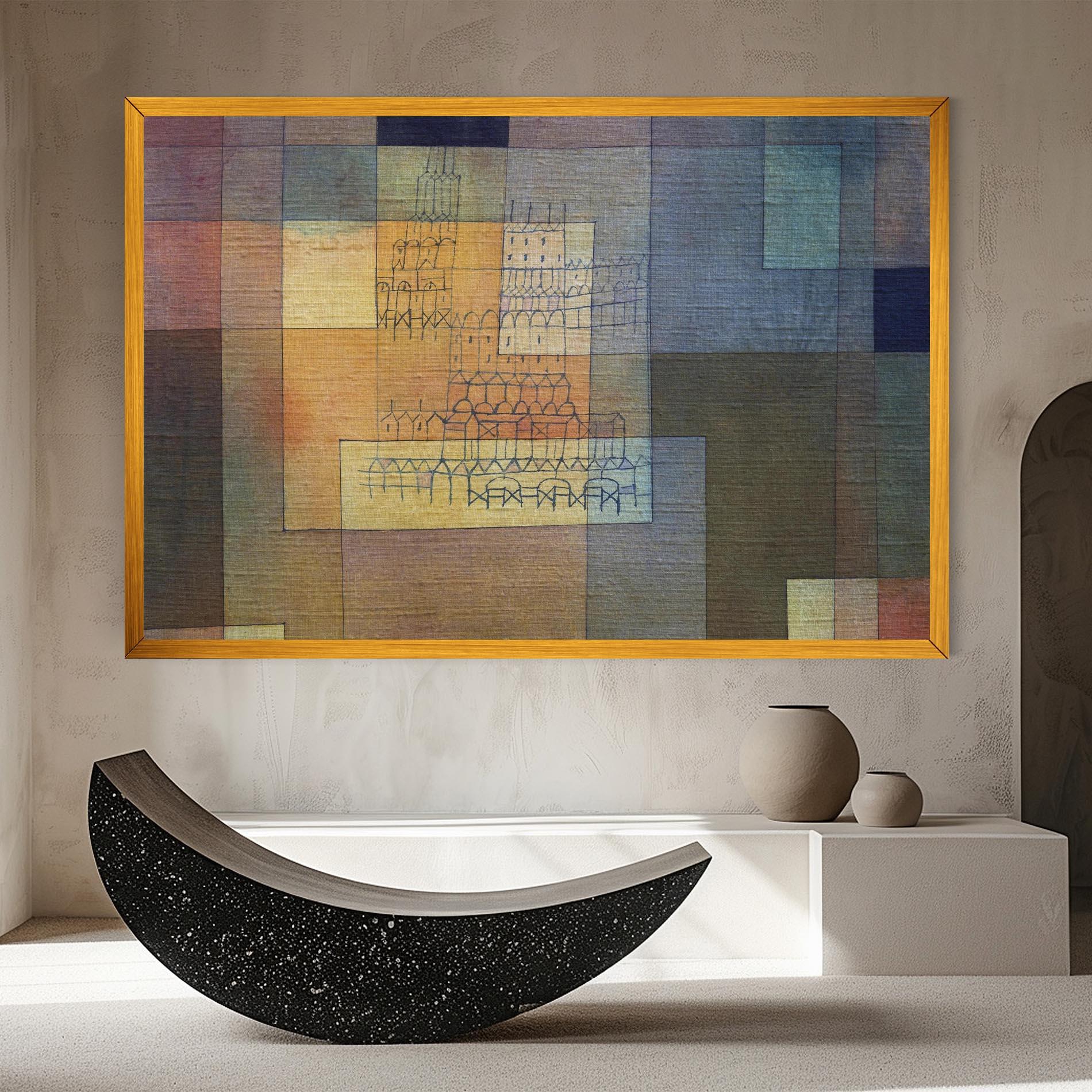 Leinwandbild Water Color Square mockup 8