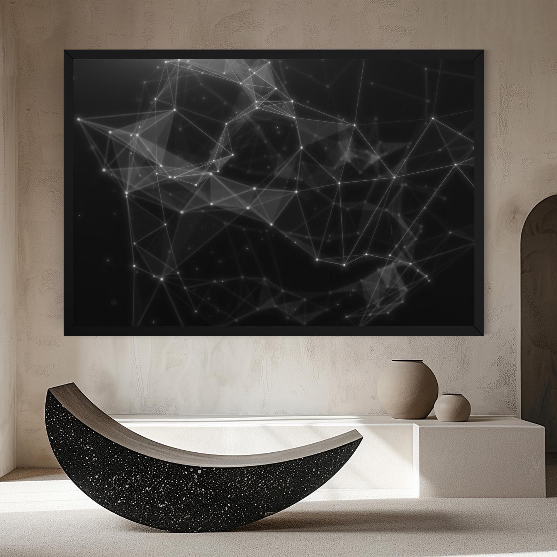 Leinwandbild Connecting Lines mockup 8