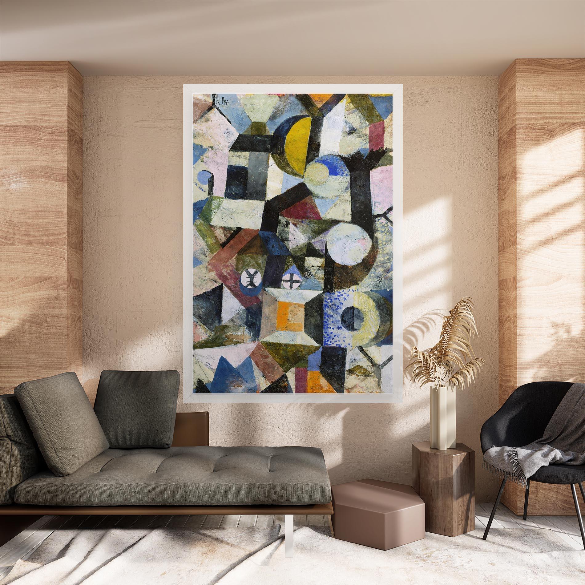 Leinwandbild Abstract Geometric mockup 8