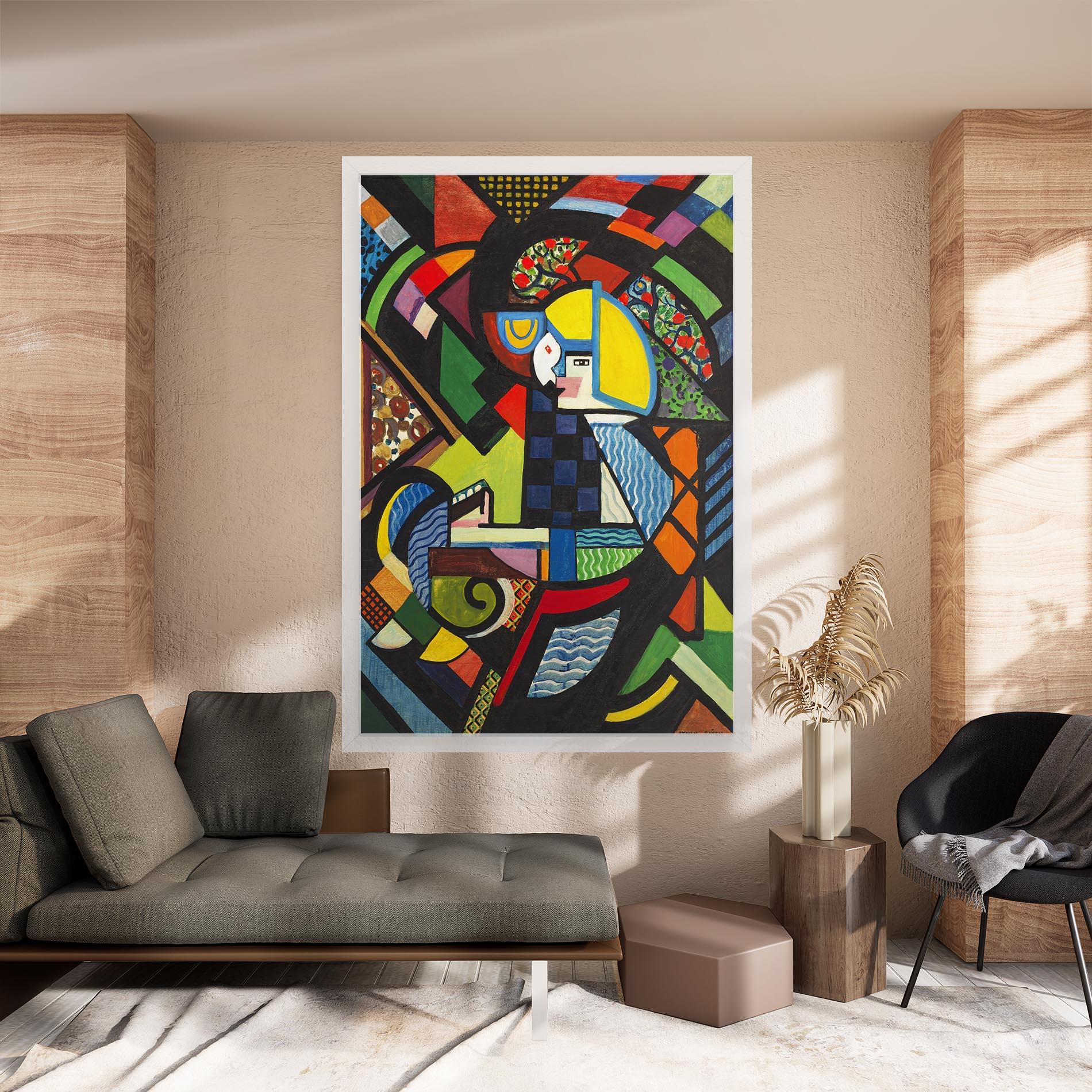 Leinwandbild Mix Color Shapes mockup 8