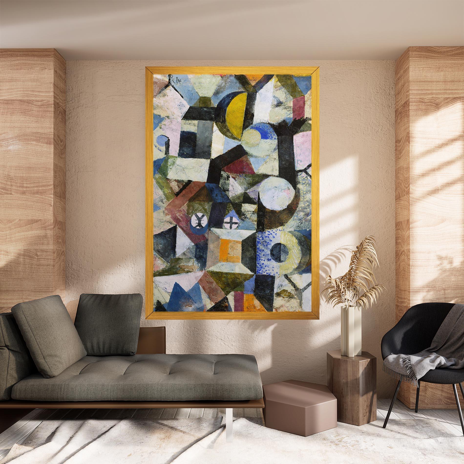 Leinwandbild Abstract Geometric mockup 8