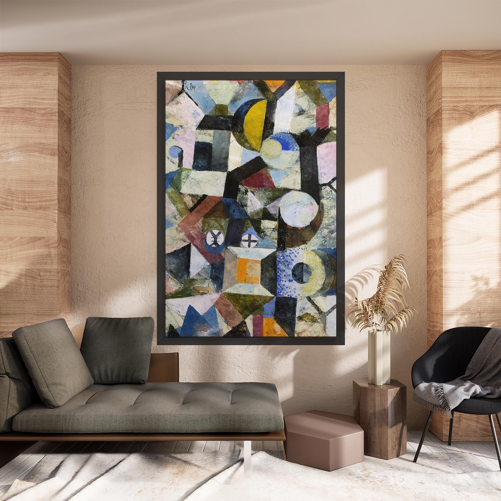 Leinwandbild Abstract Geometric mockup 8